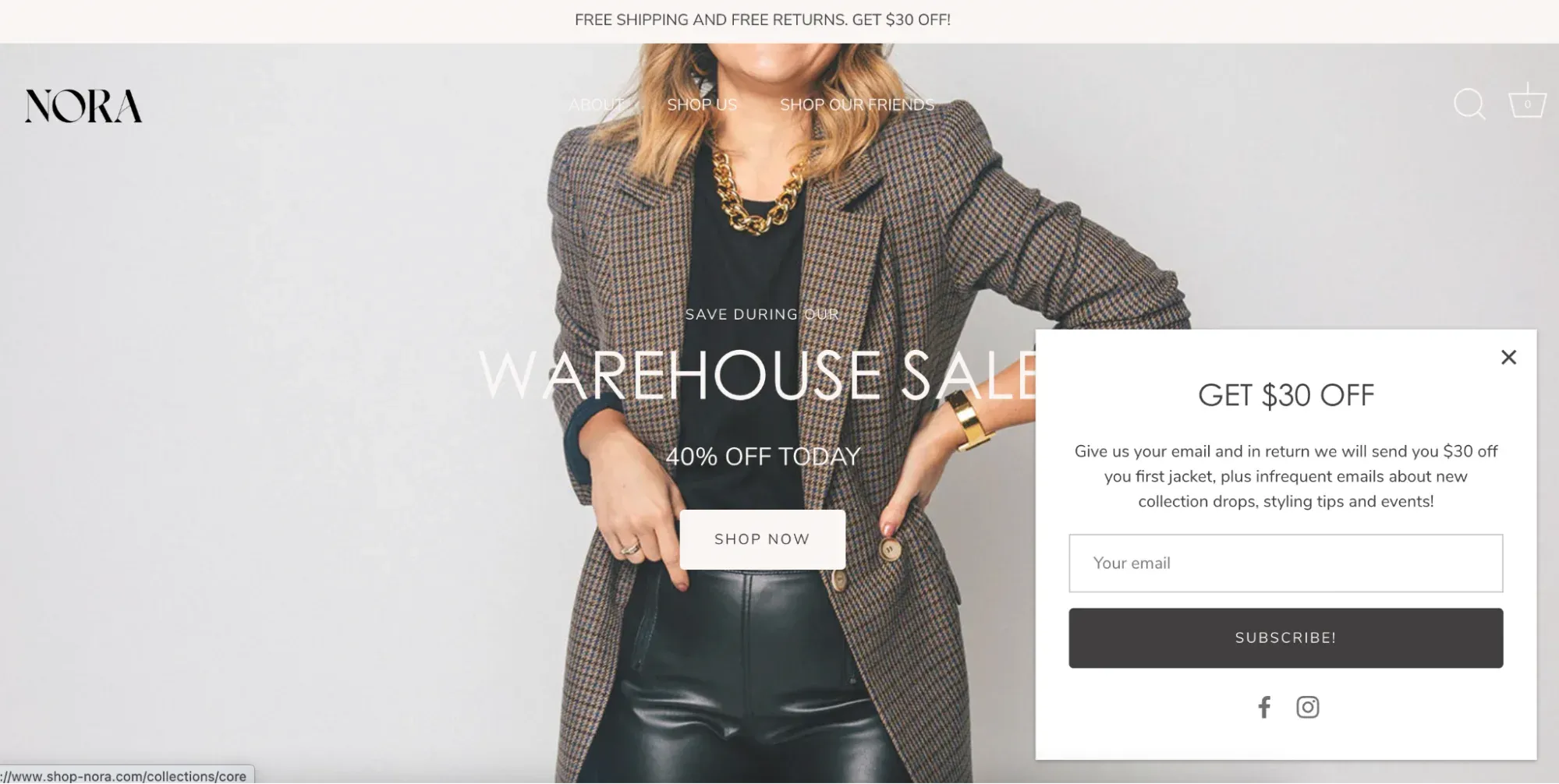 non intrusive popup box