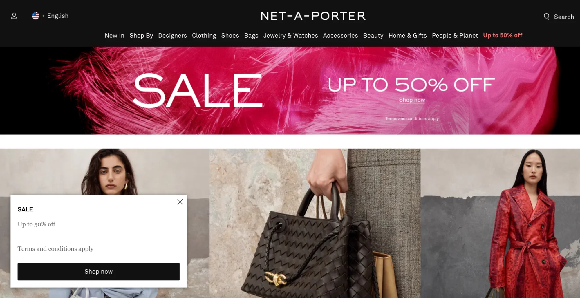 website popup example small