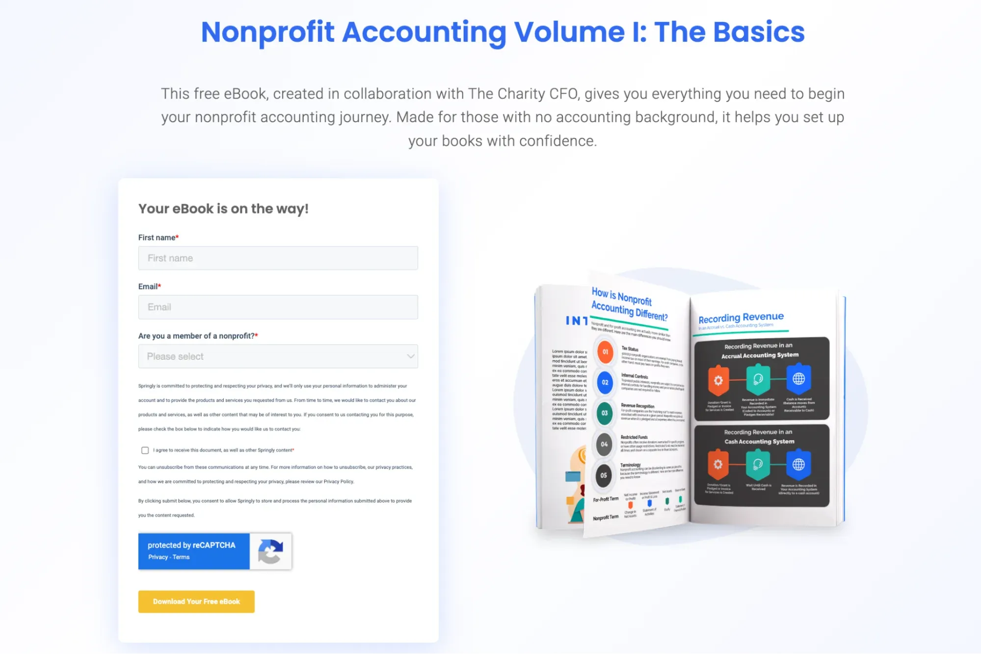 landing page lead magnet