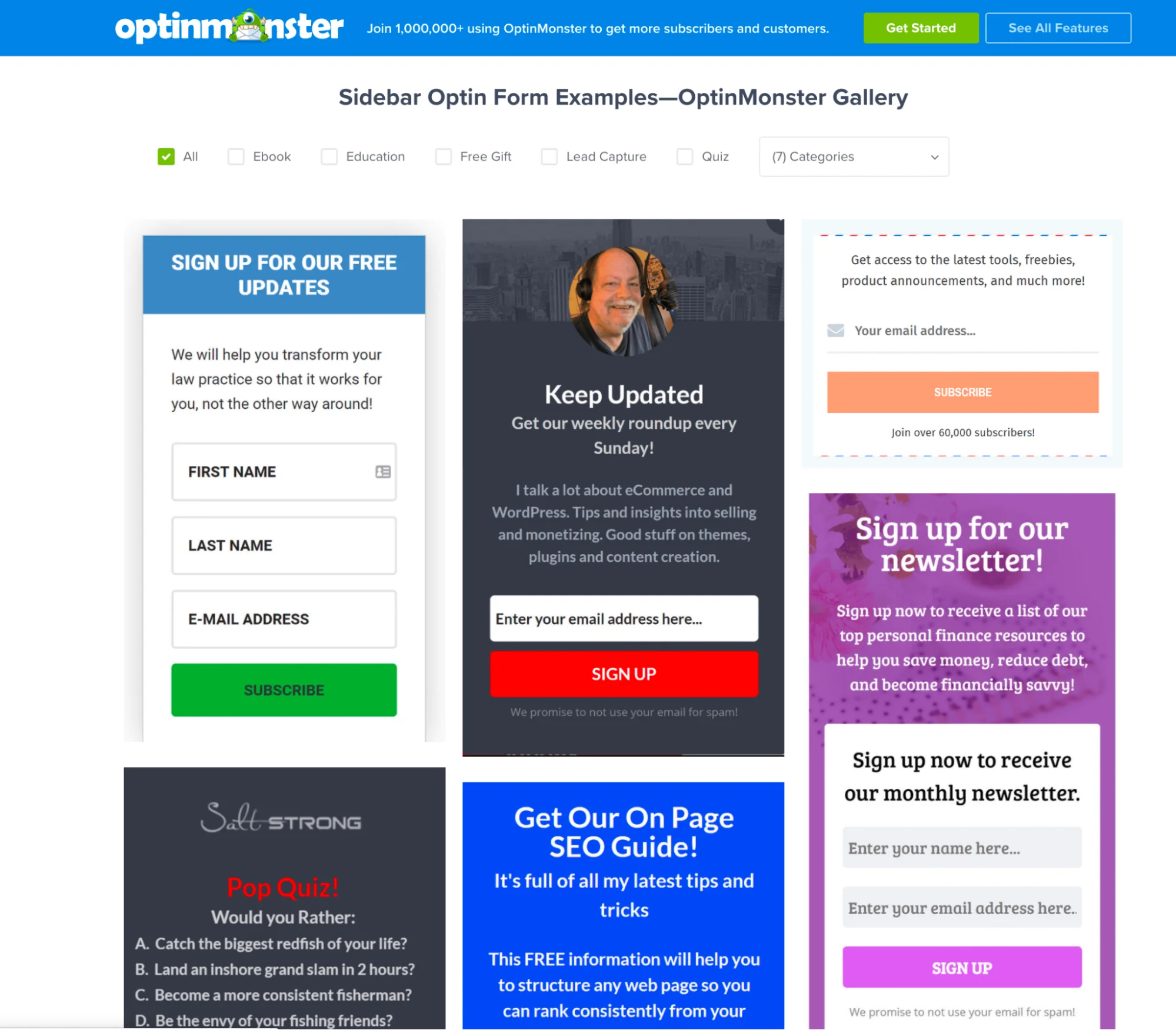 optinmonster templates