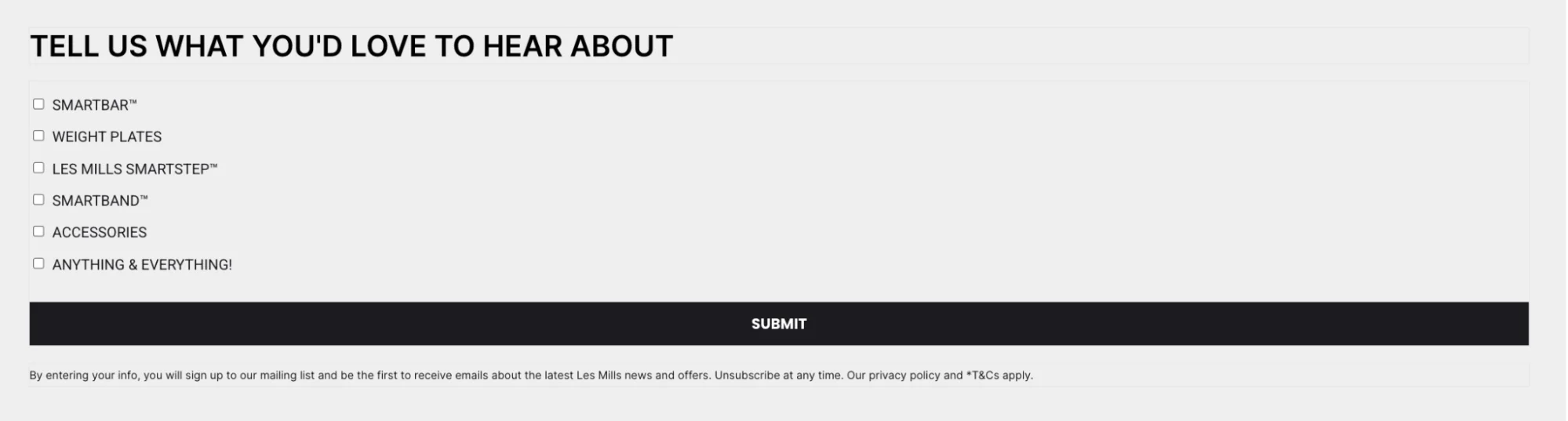 UK October Awareness Lead Gen popup with preferences