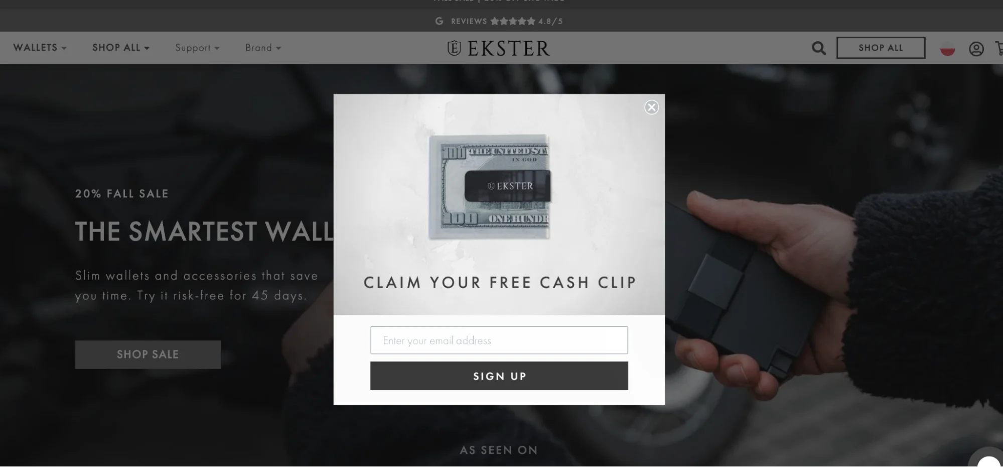stylish popup box