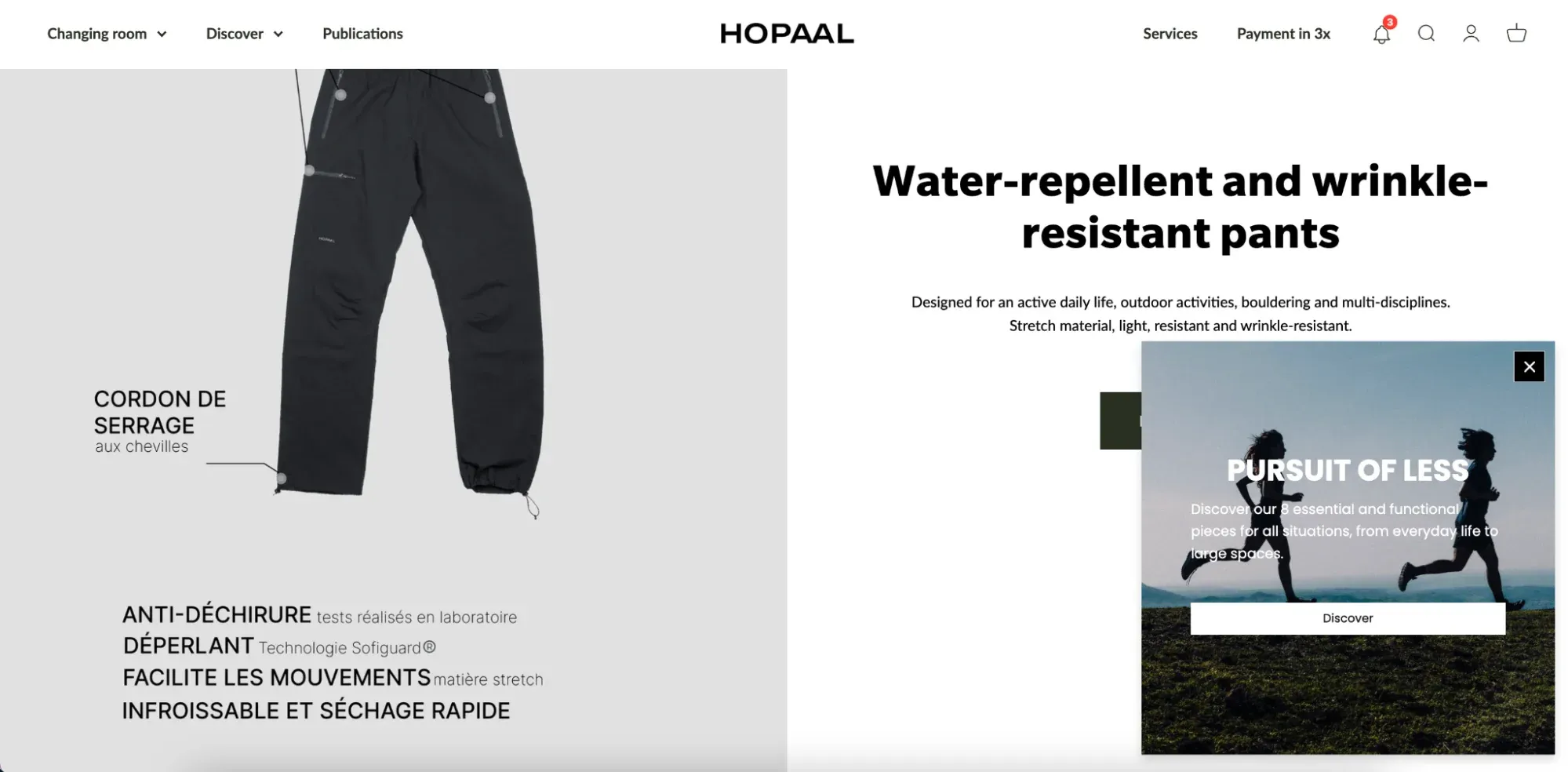 popup from hopaal