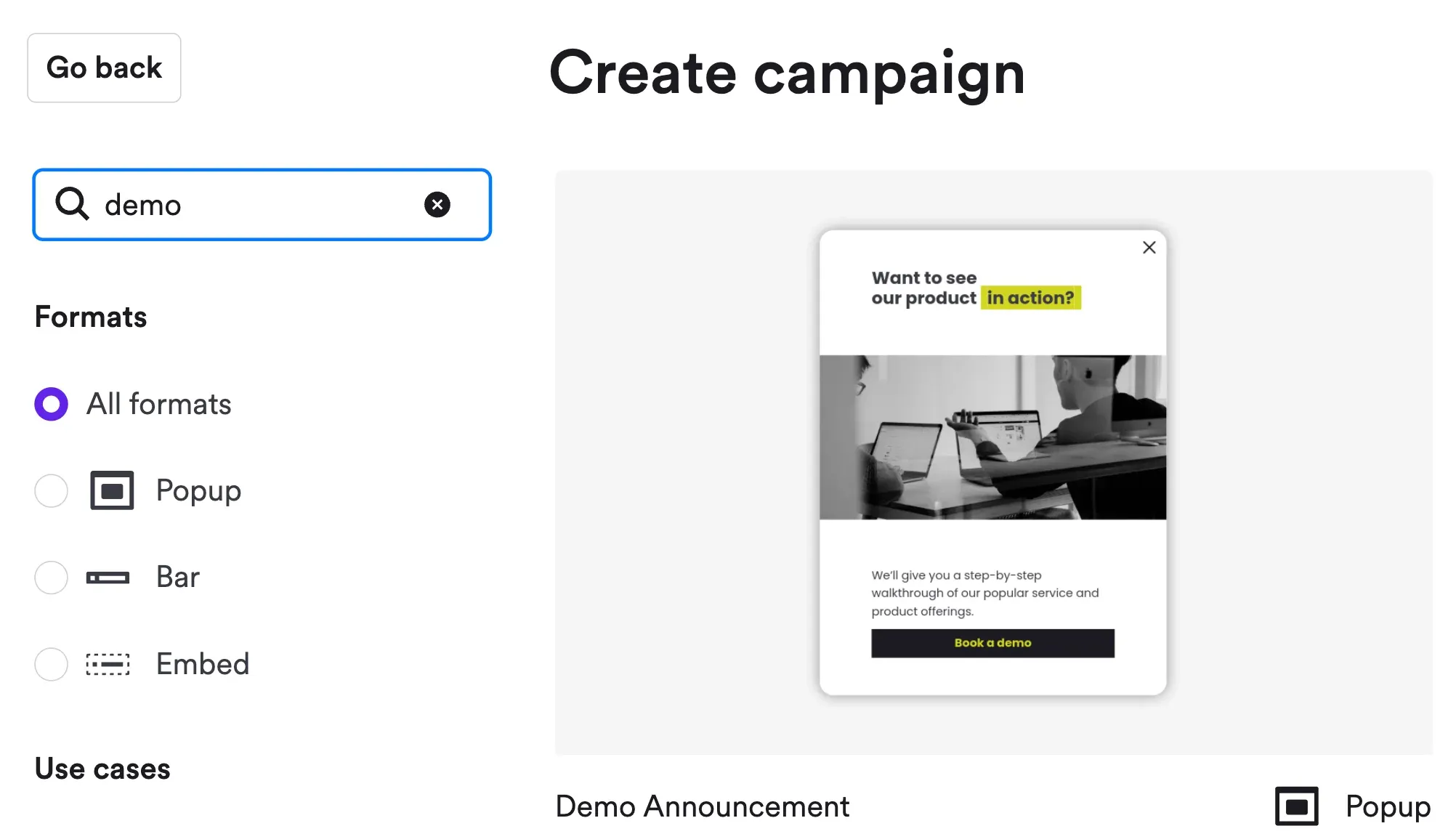 campaign template