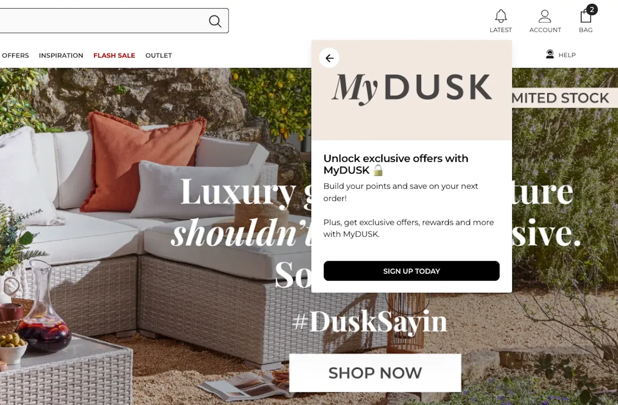 getting loyalty program signups
