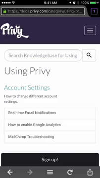 An animation of mobile exit intent example
