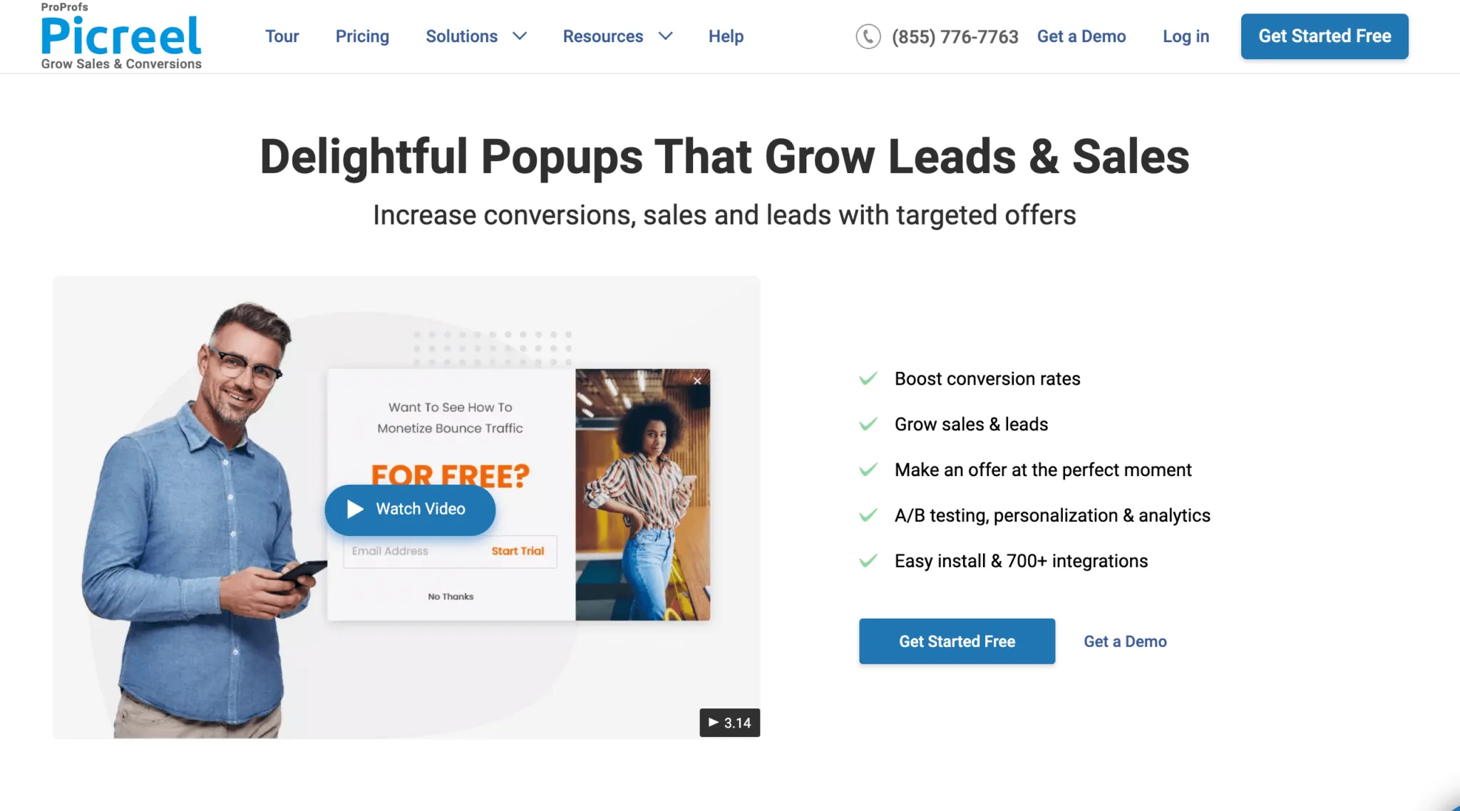 picreel popup software
