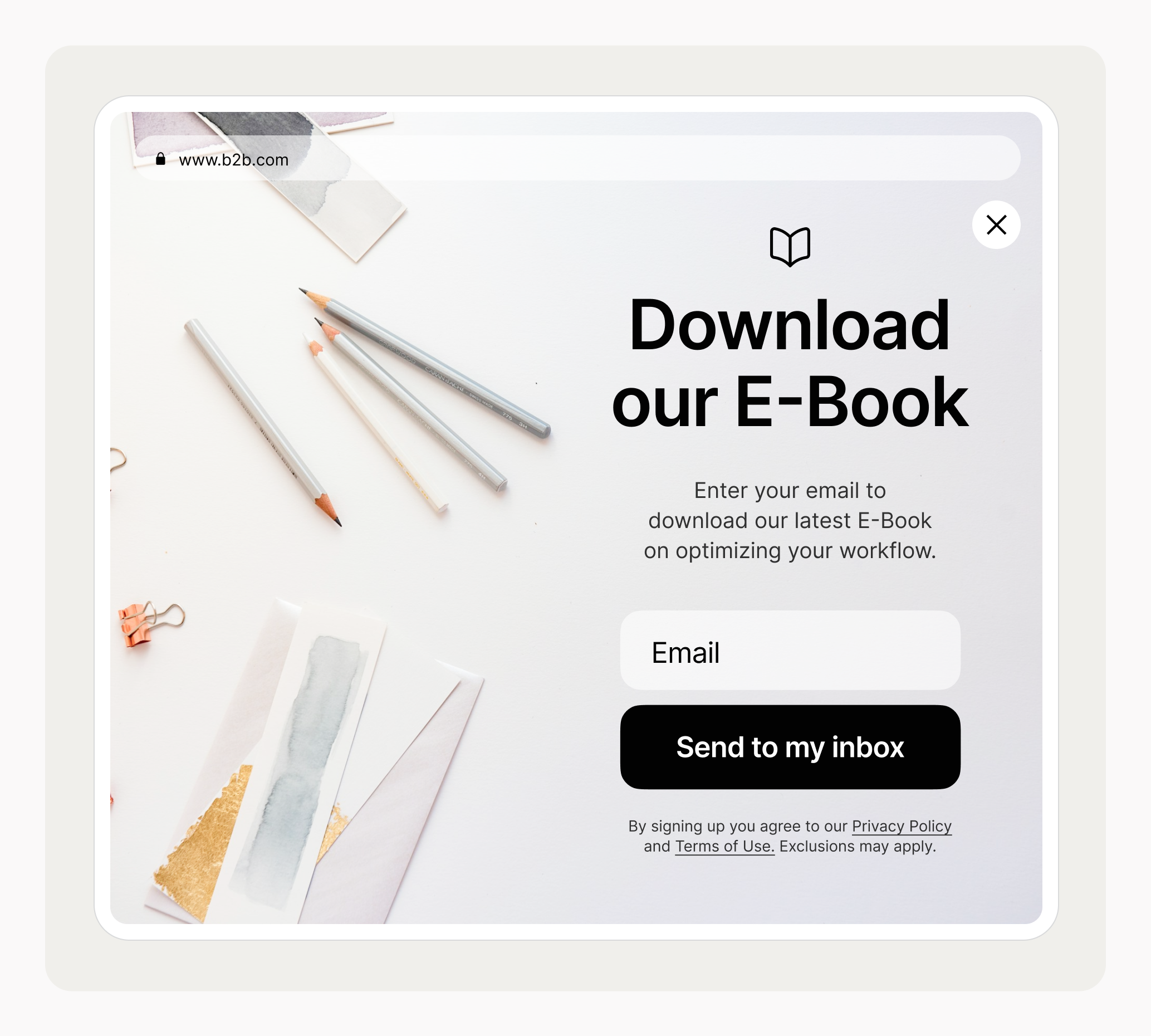 Gated content download