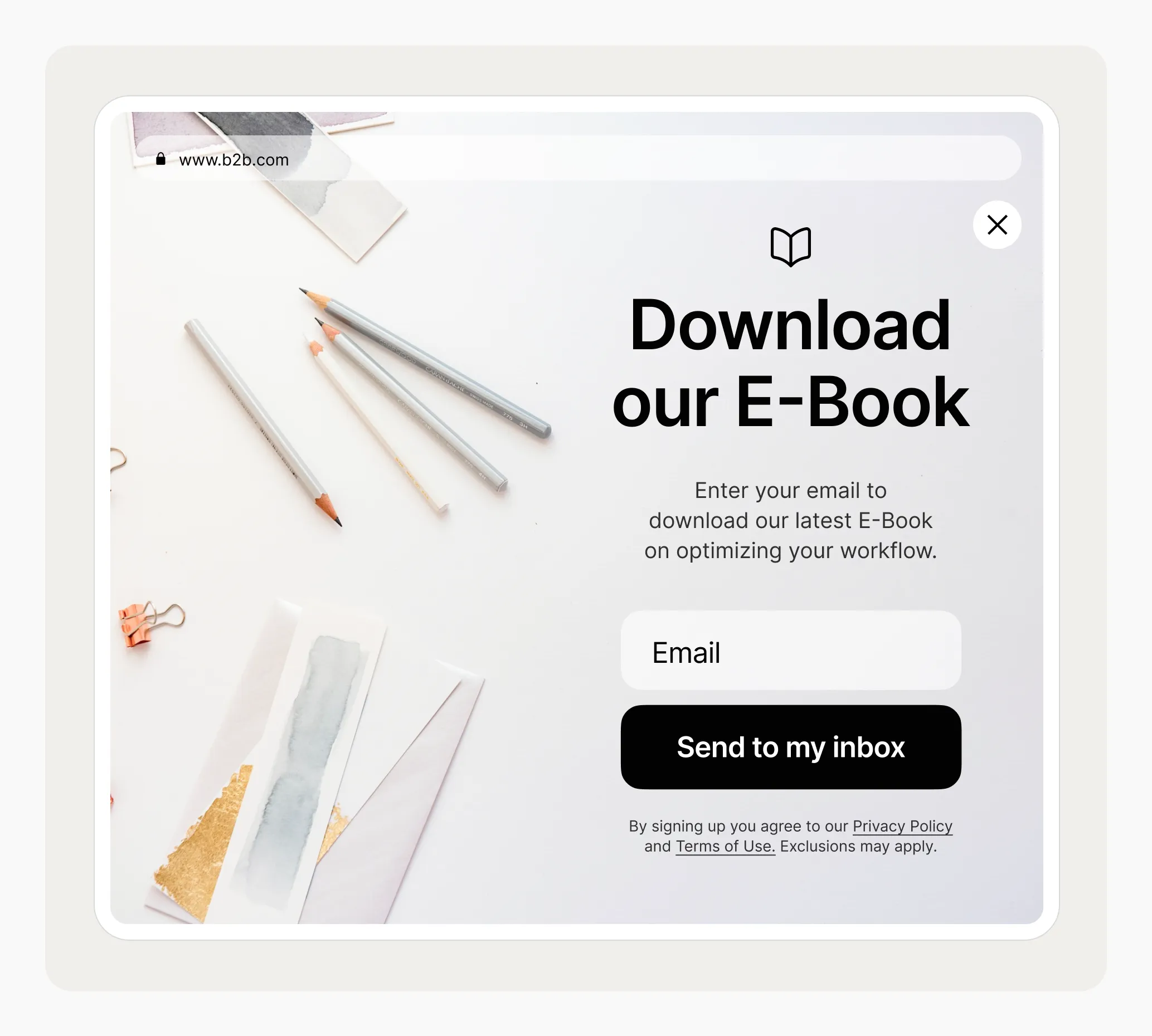 ebook popup
