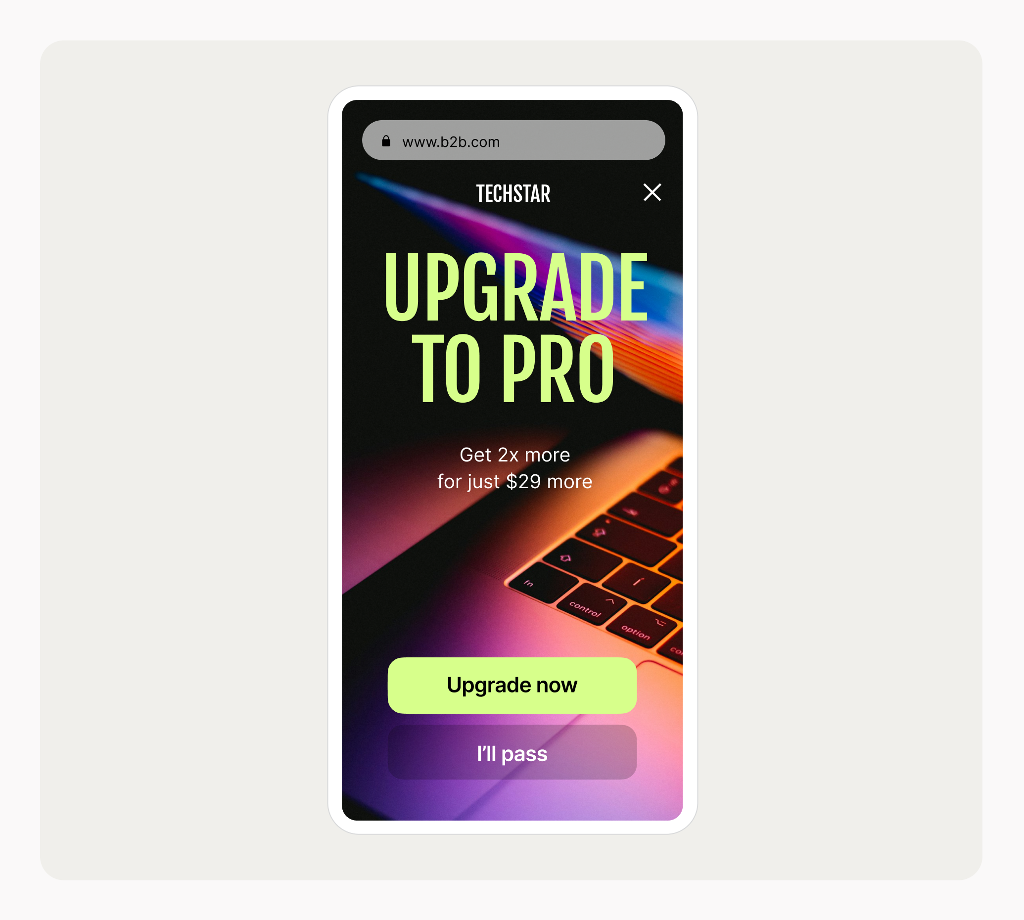 upgrade