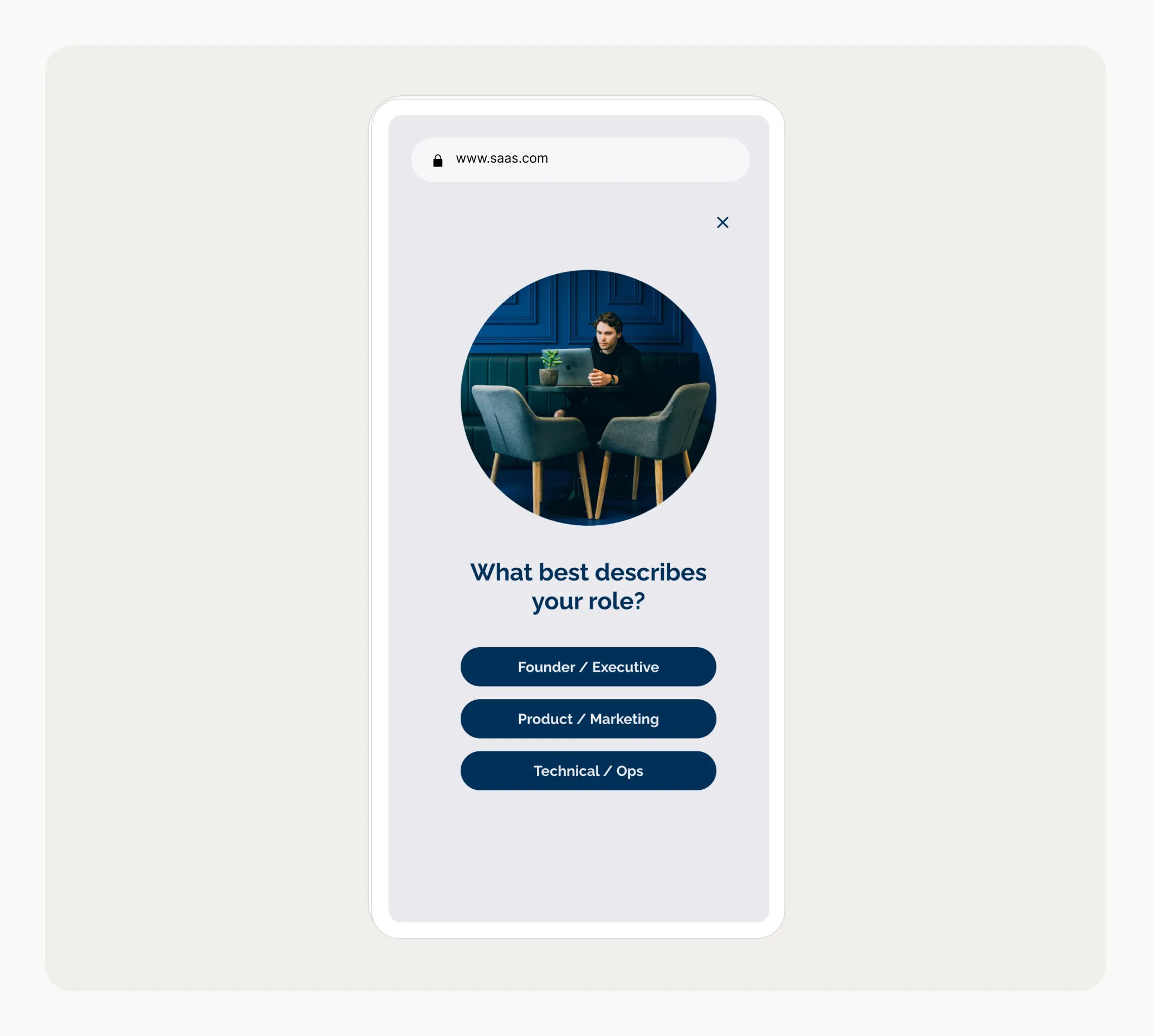 saas popup