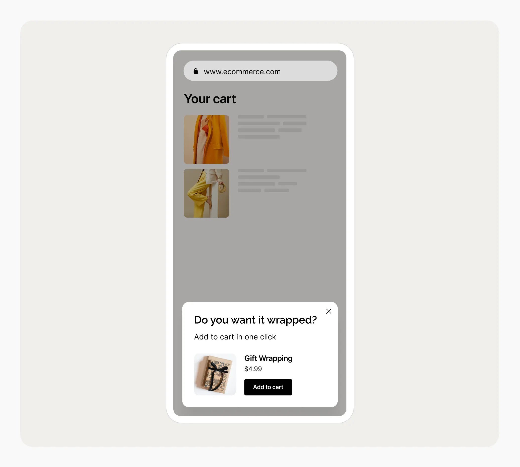 one click upsell