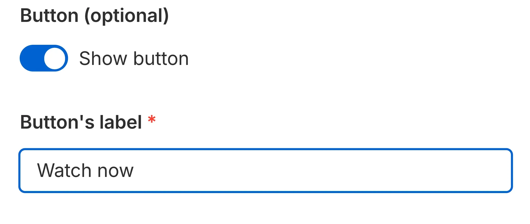 adding the button to feed