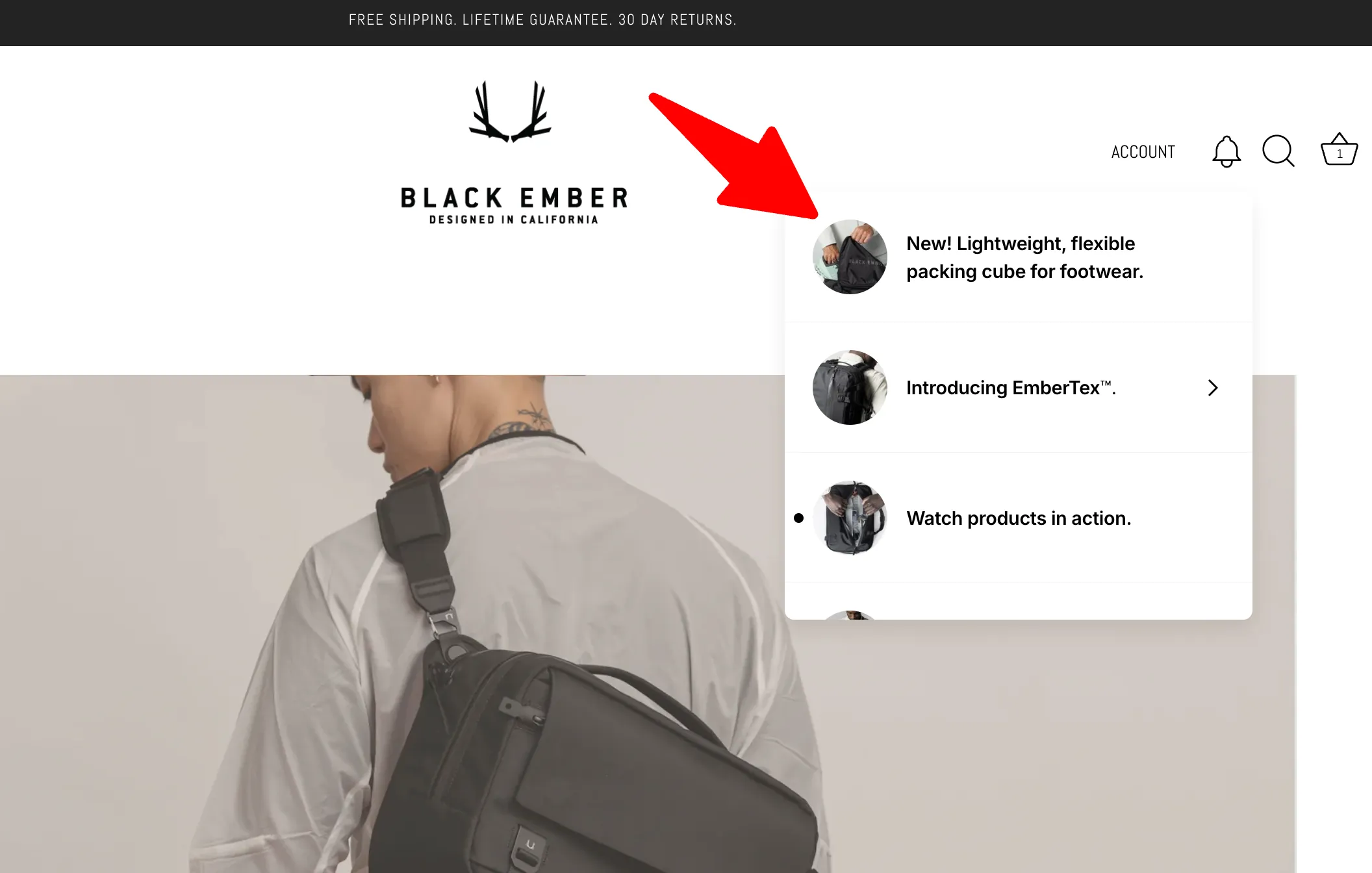 recommendation of a new product