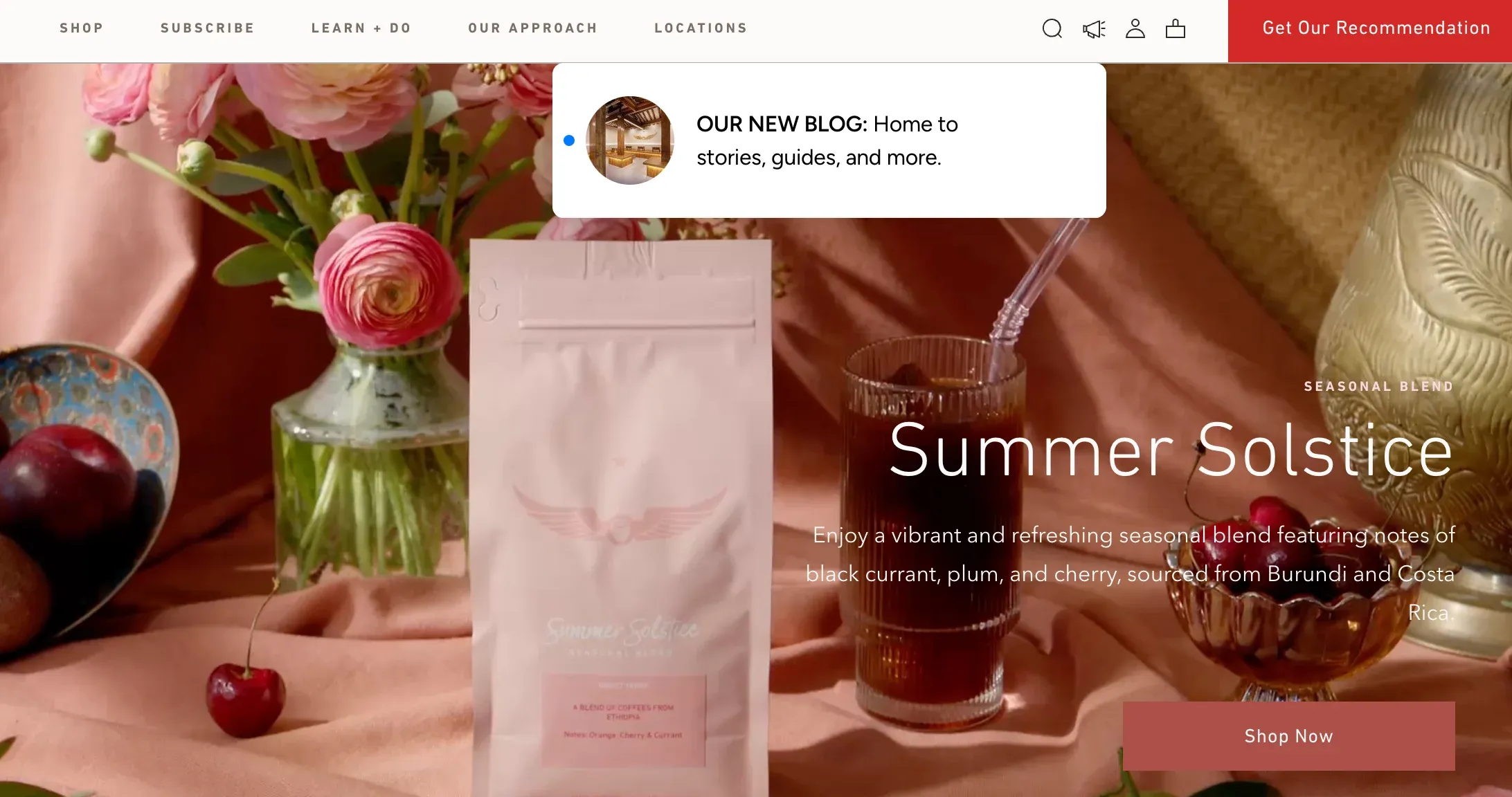 promoting a blog with onsite notifications