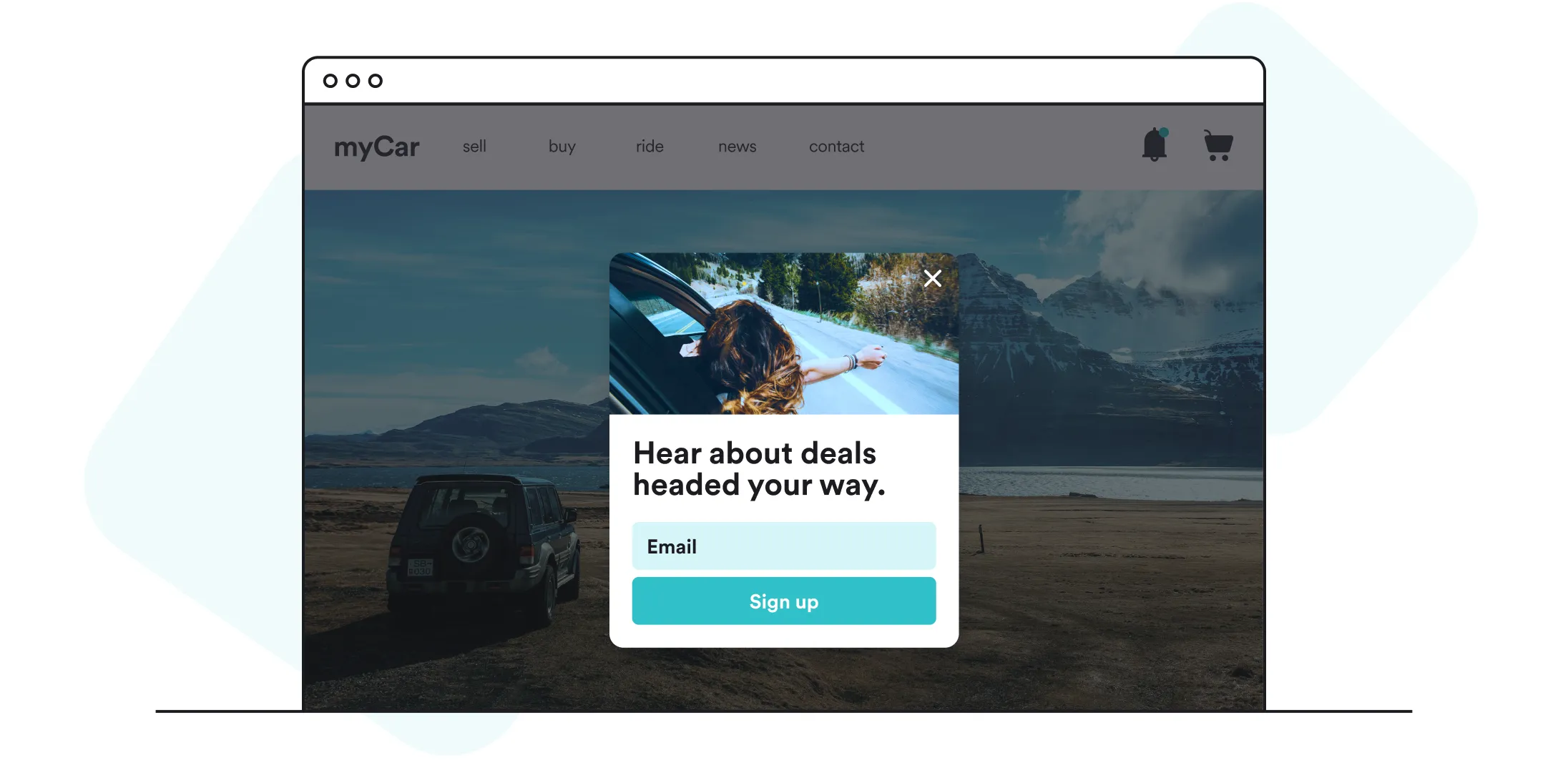Lightbox popup builds email list