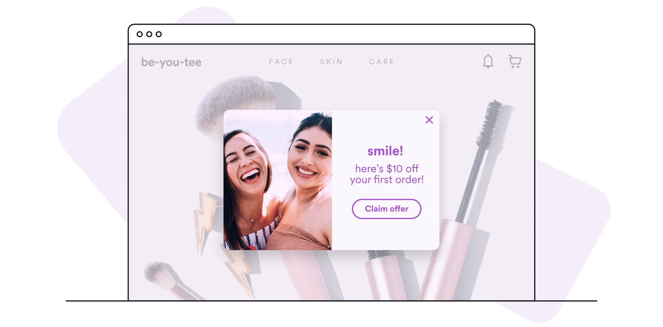 Lightbox popup discount