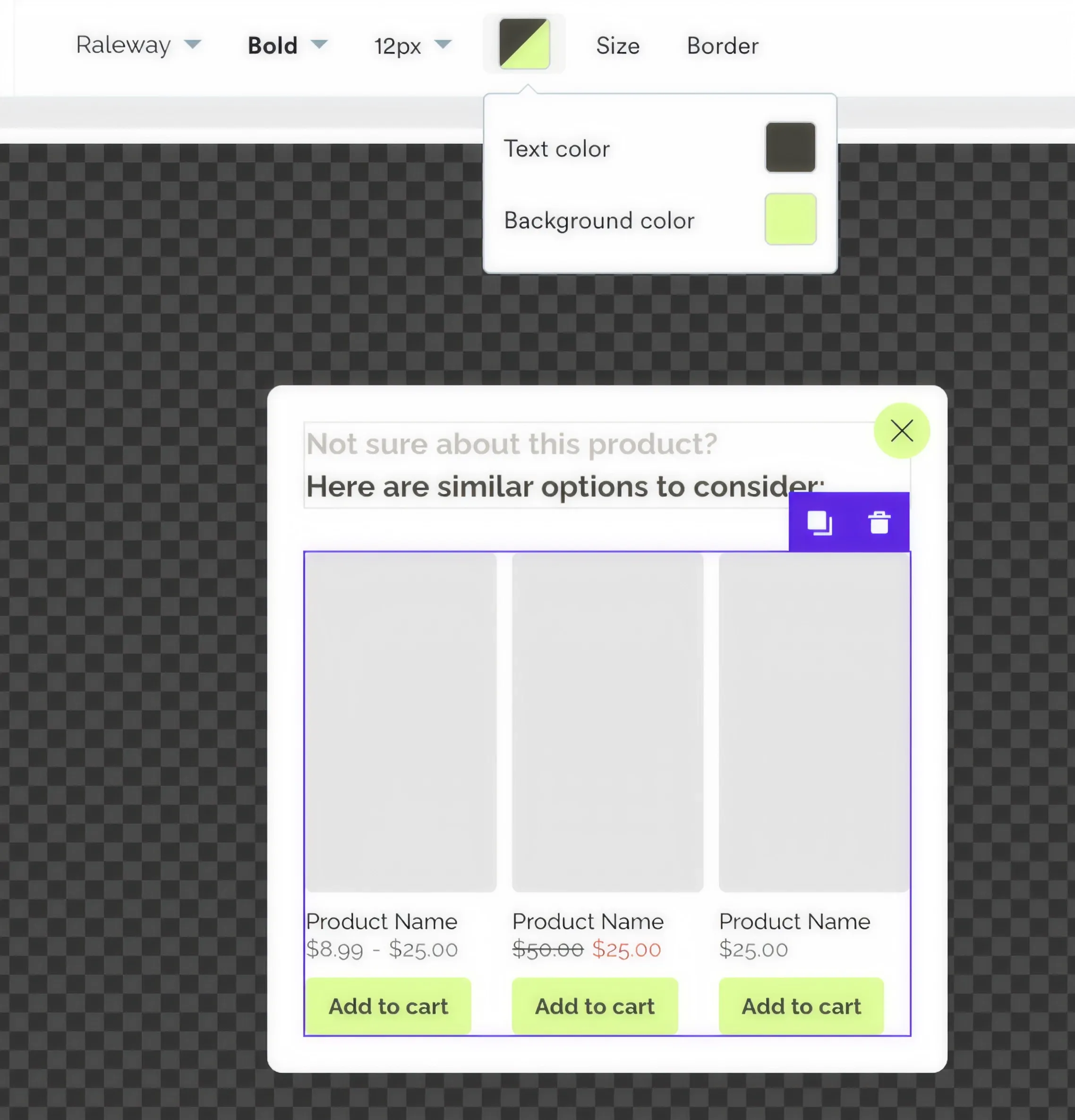 customizing text