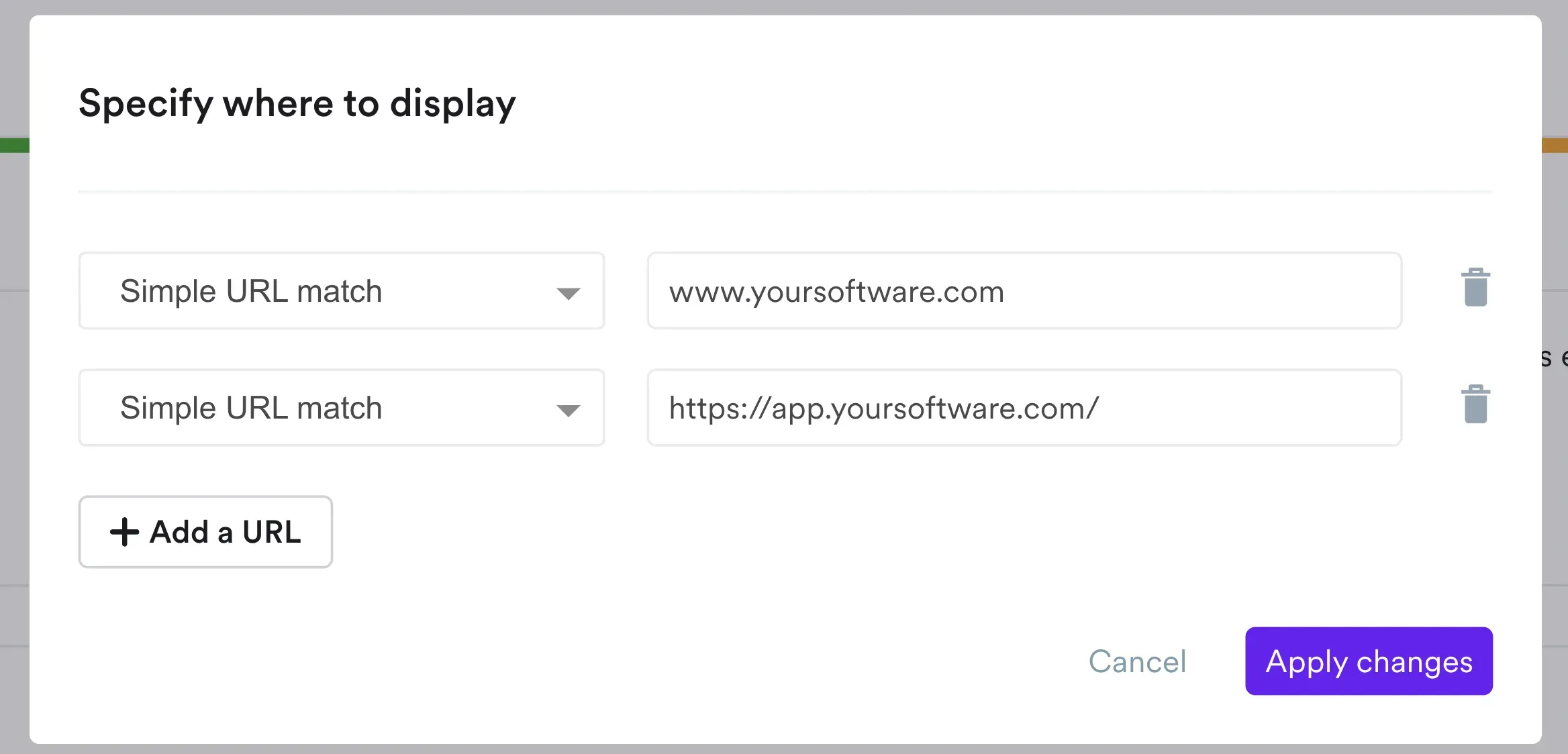 display settings