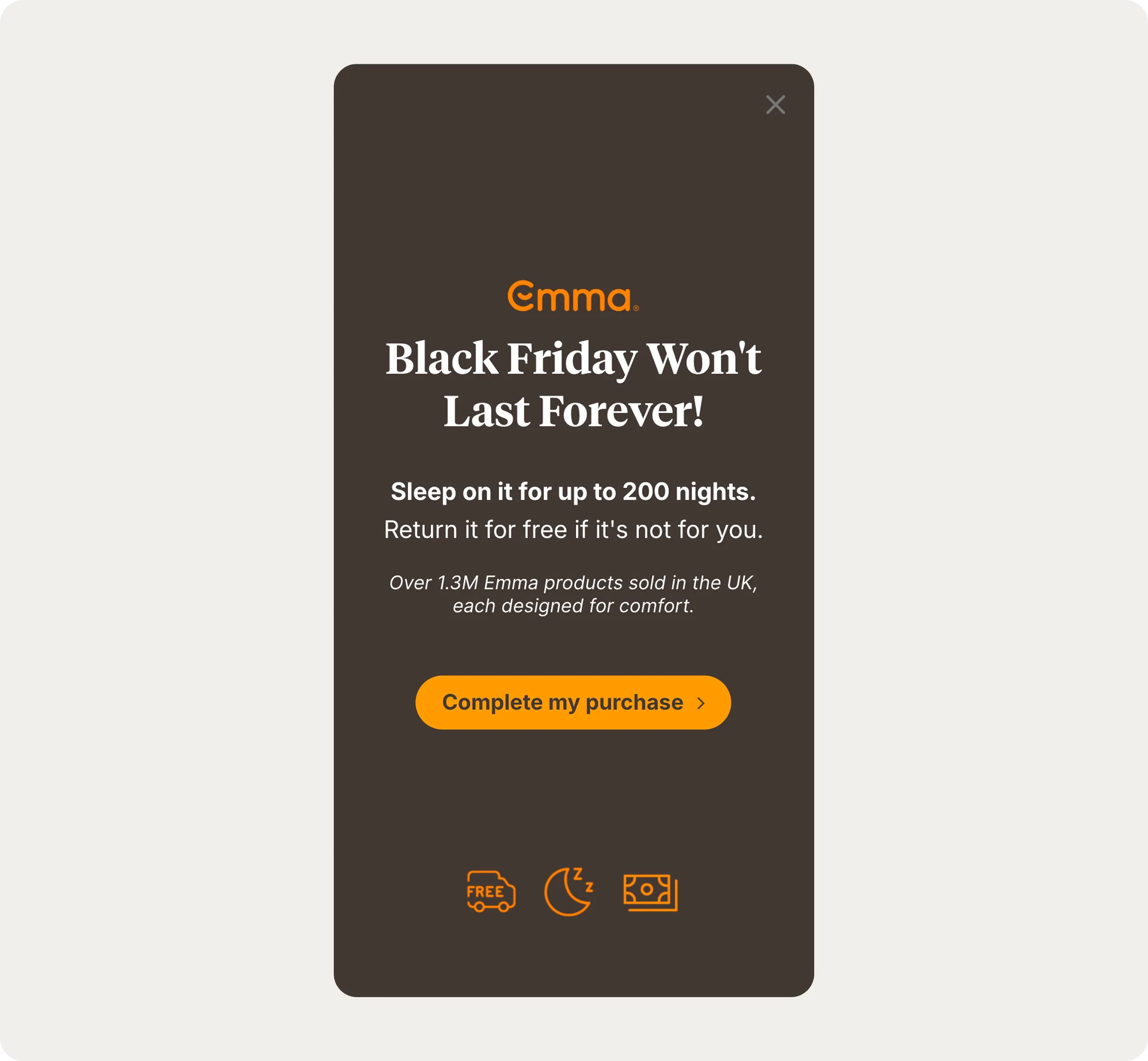 exit black friday popup