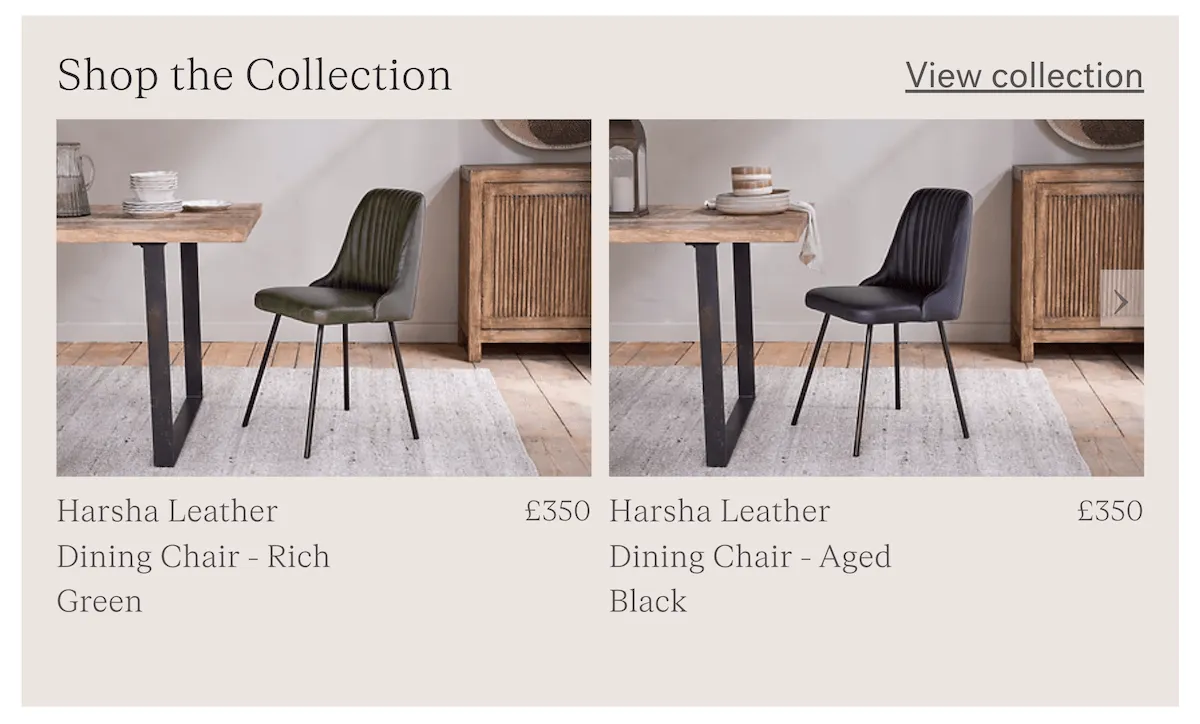 shop new collection campaign