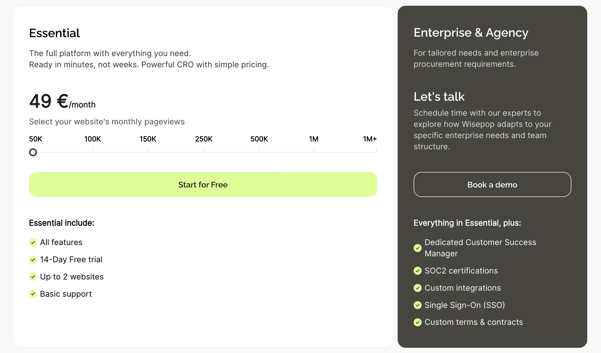 new pricing