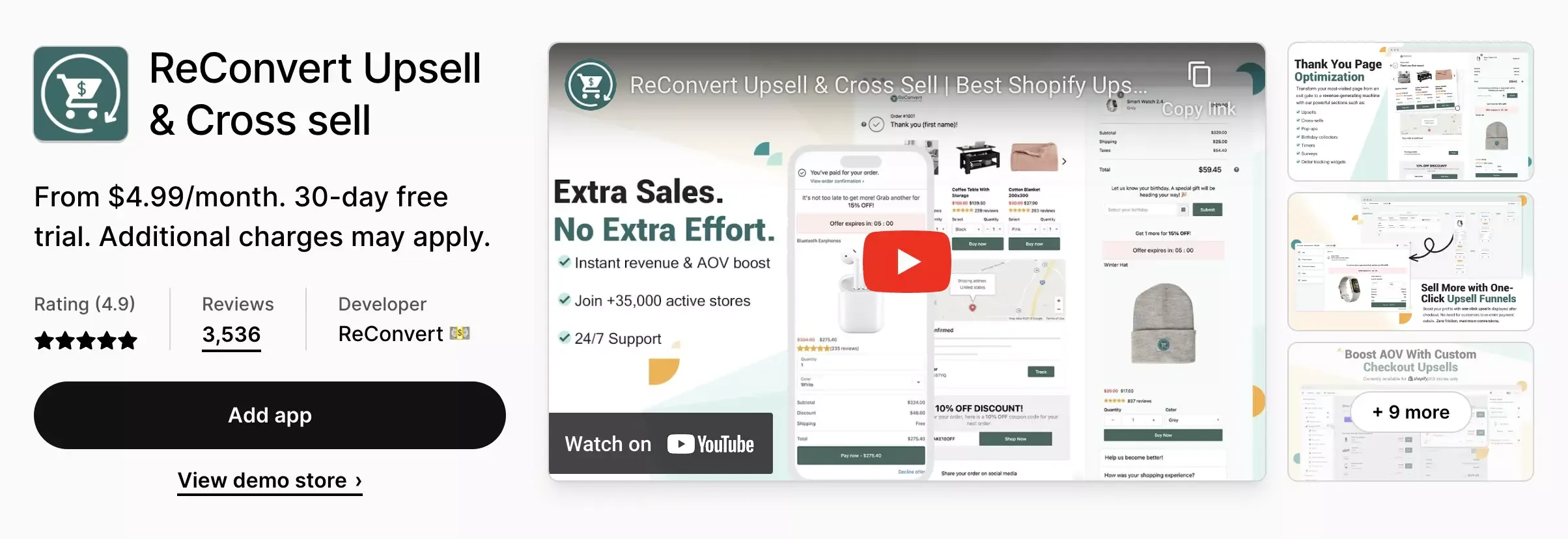 reconvert best shopify app