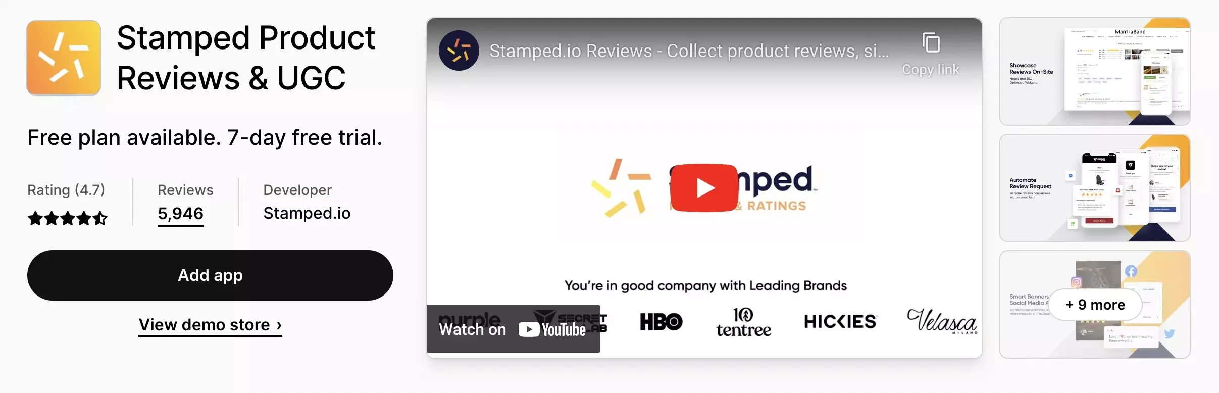 stamped shopify app