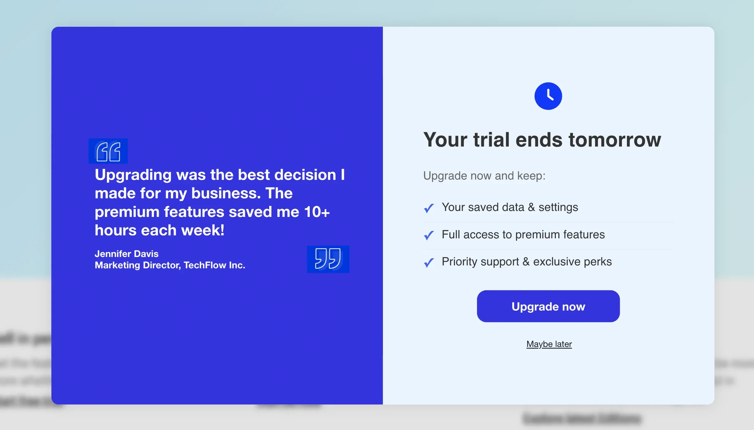 preview free trial expiration campaign