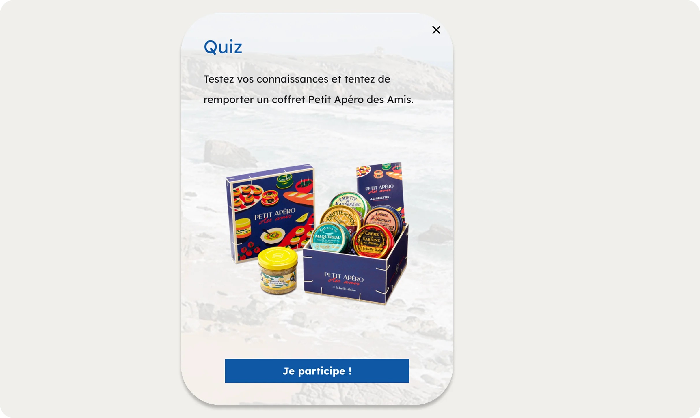 quiz popup