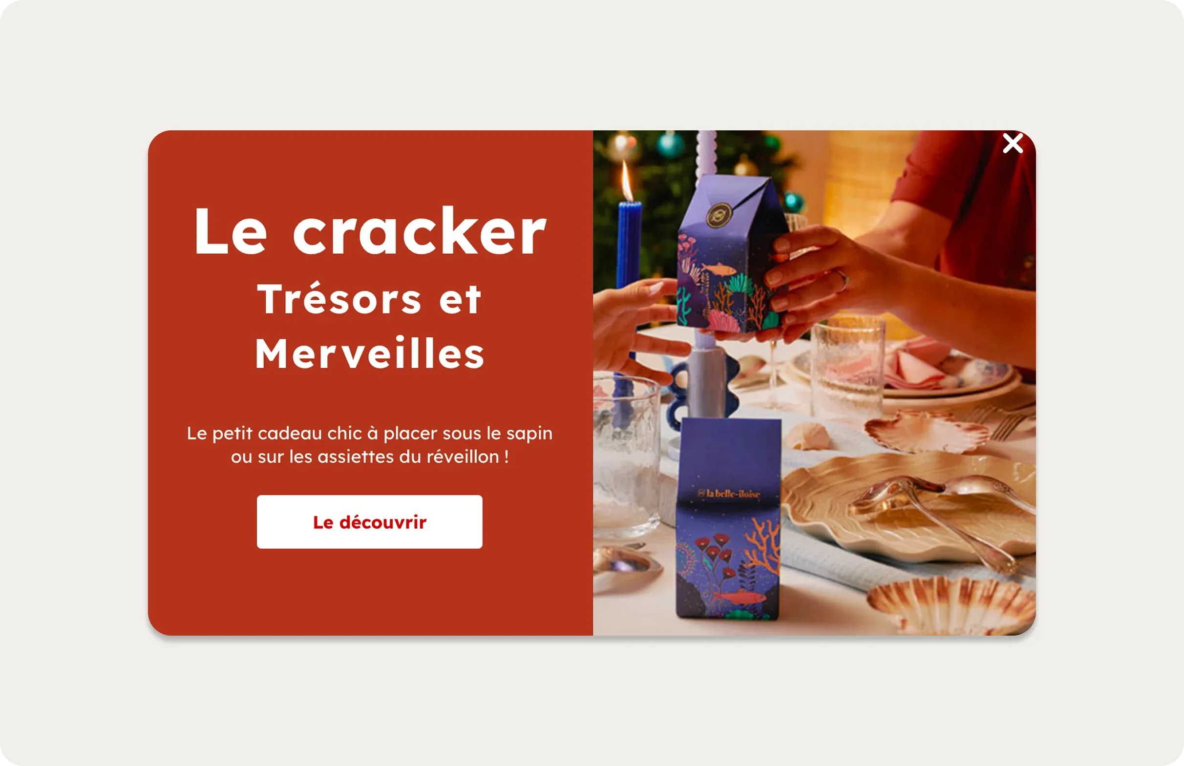 popup for product promo