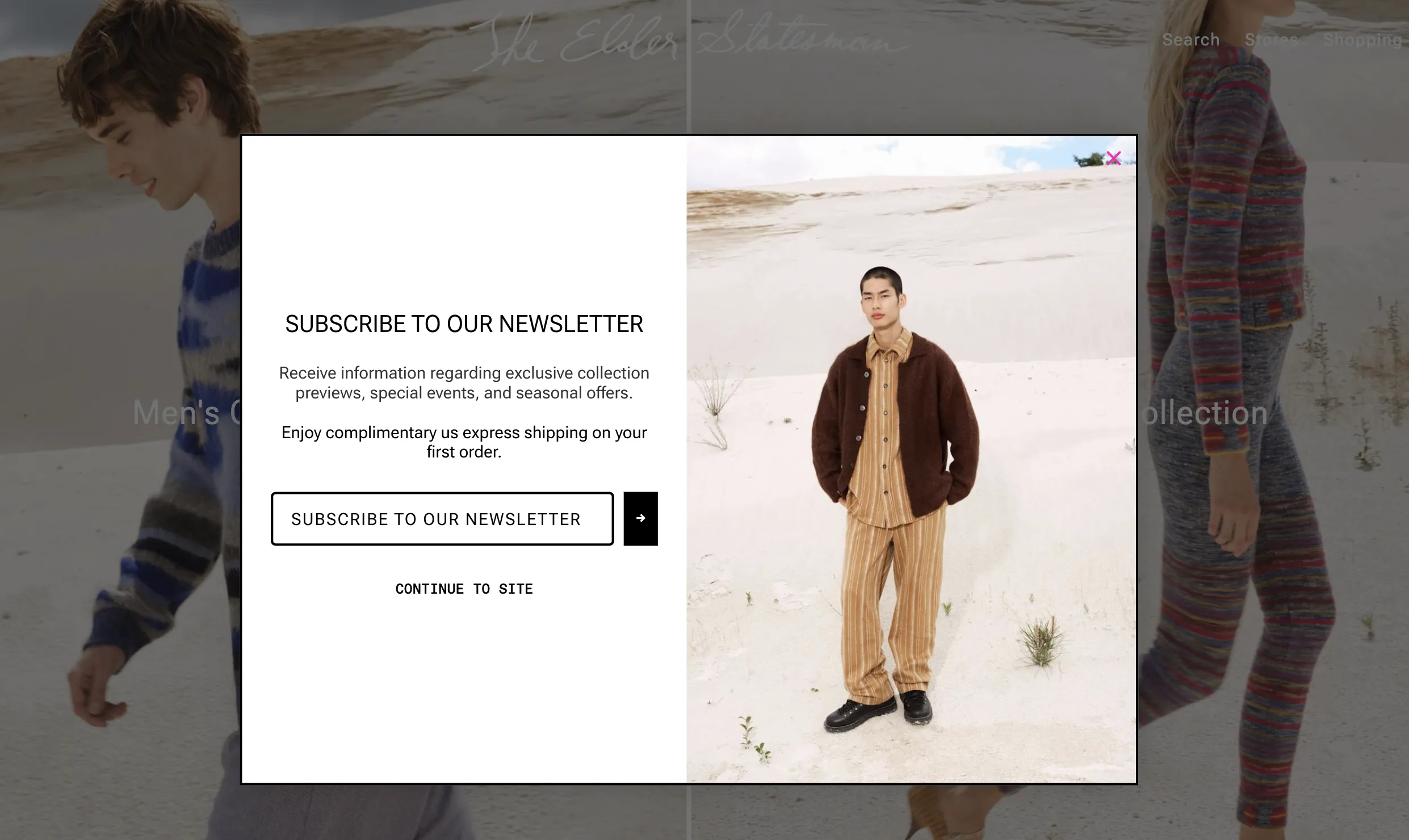 web popup clean