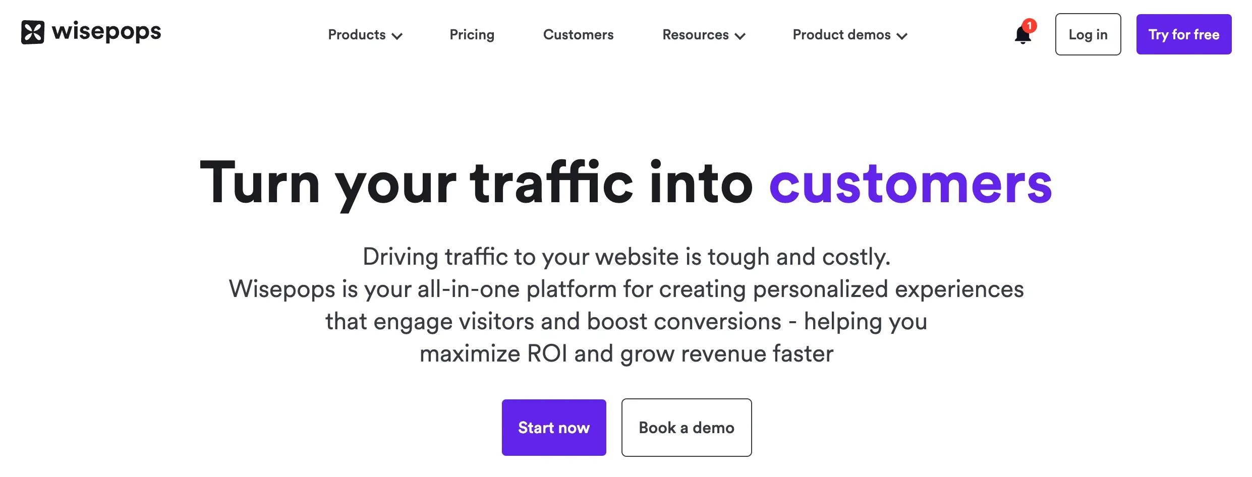 homepage heading experiment
