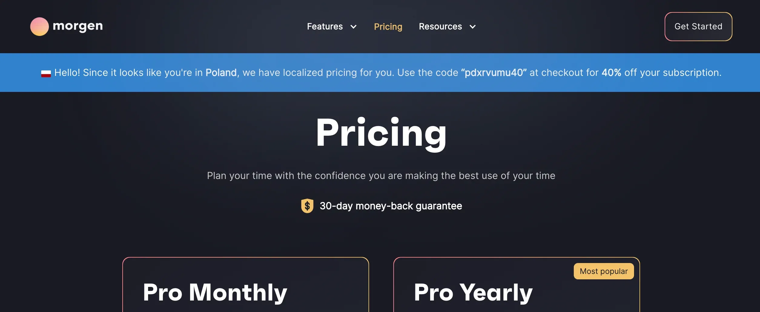 localized pricing saas campaign