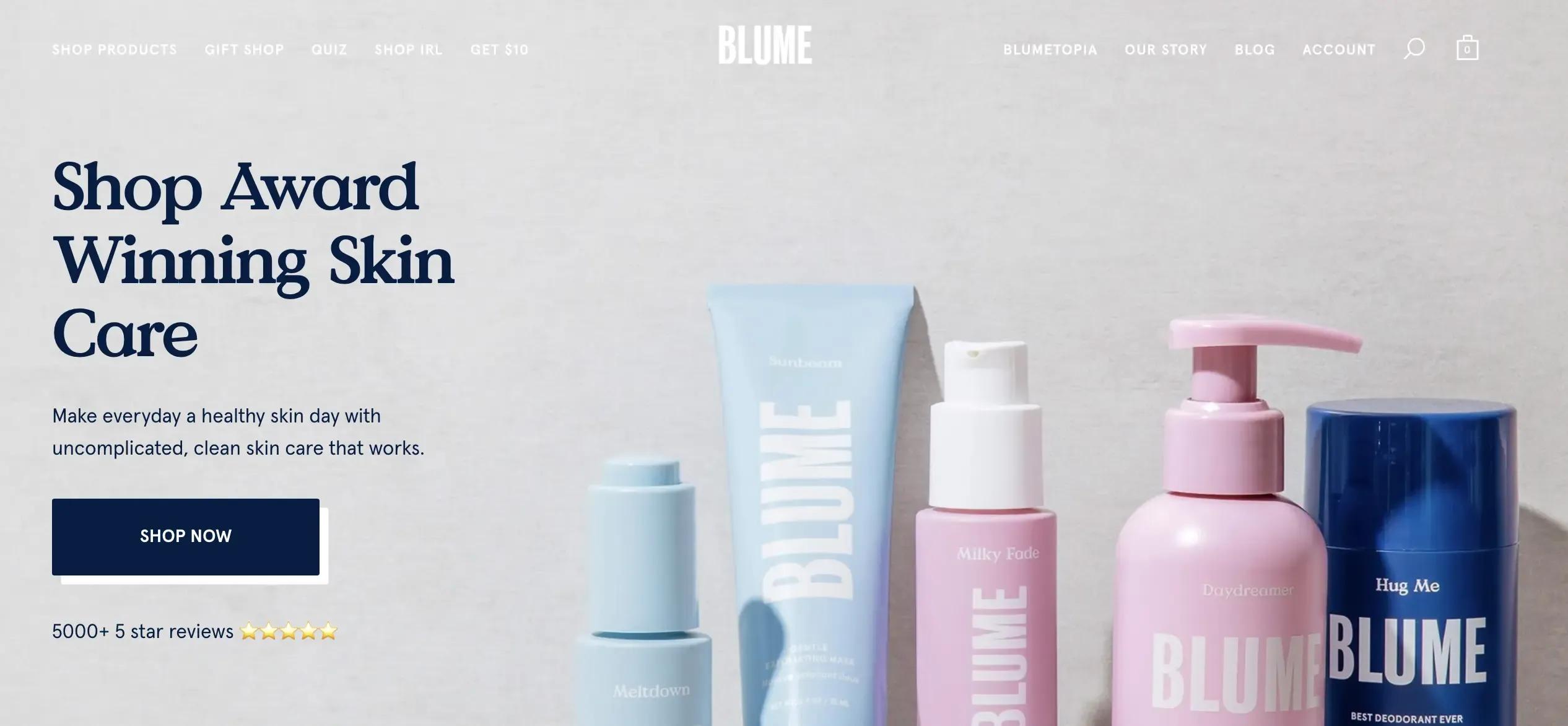 blume homepage