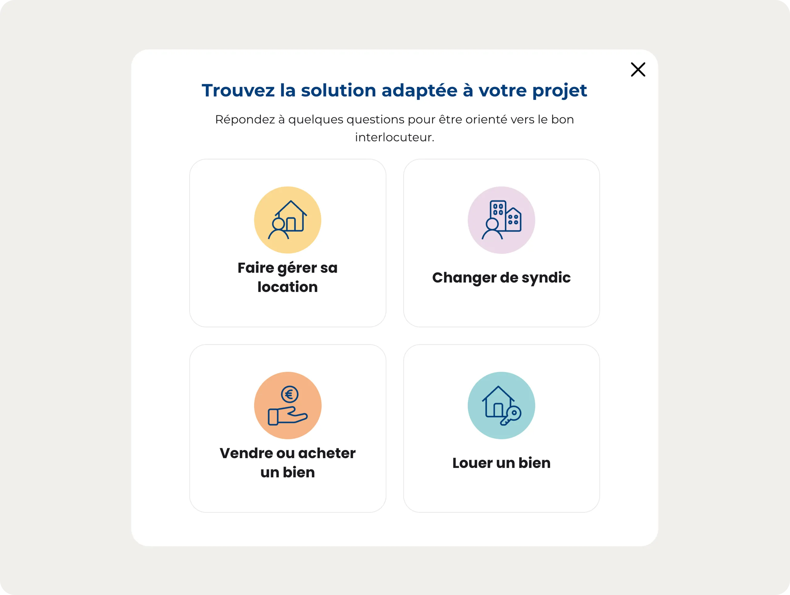 branching quiz popup