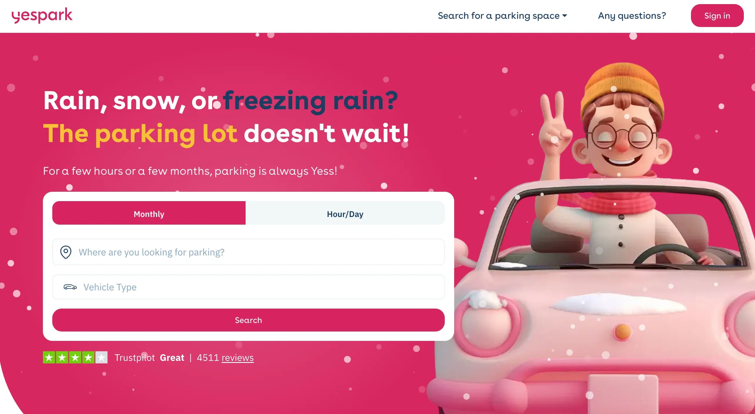 yespark homepage