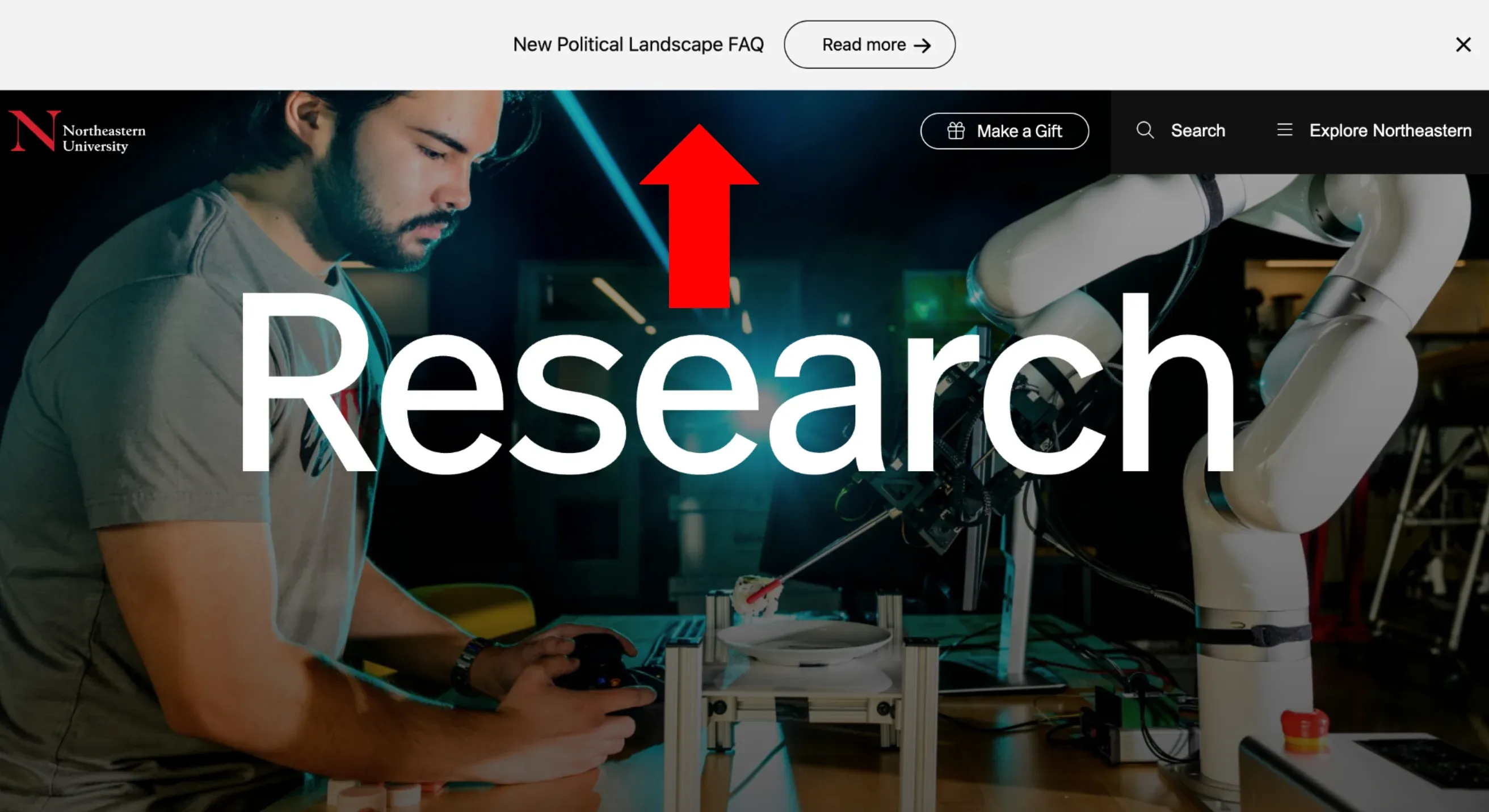 blog promotion campaign on Northeastern