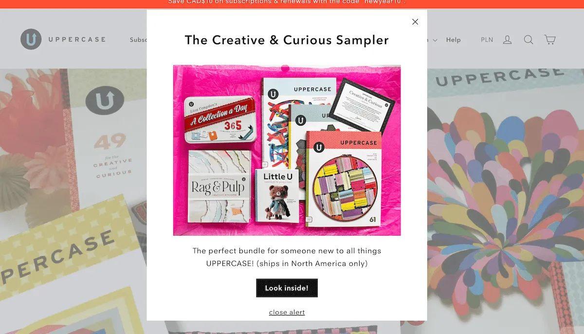 samples recommendation example in ecommerce