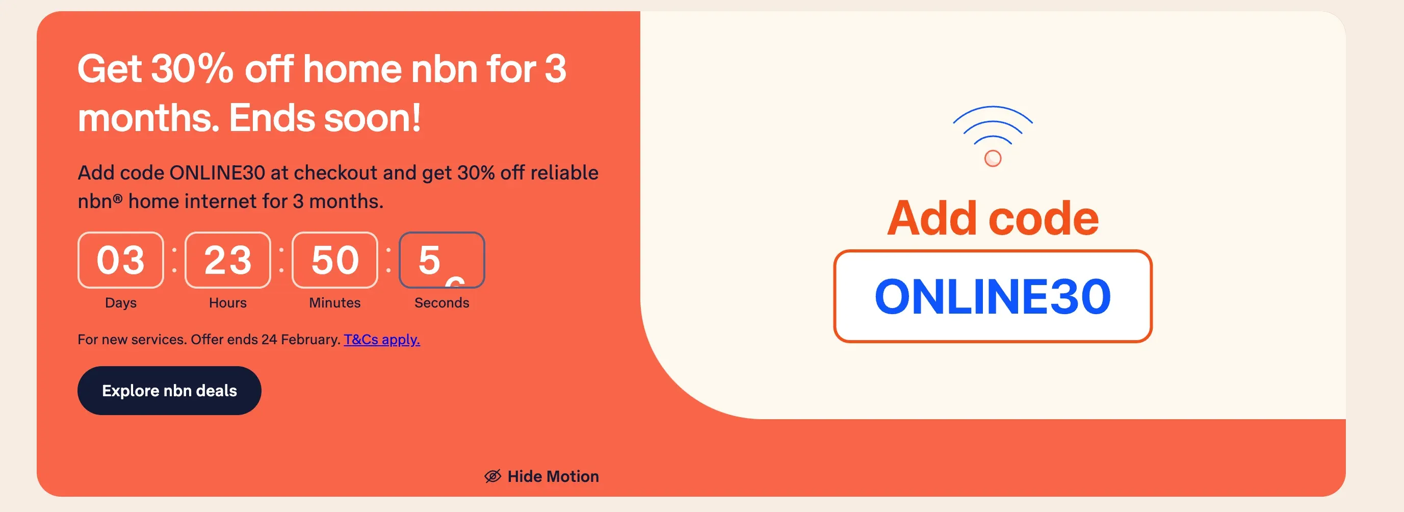 special discount timer