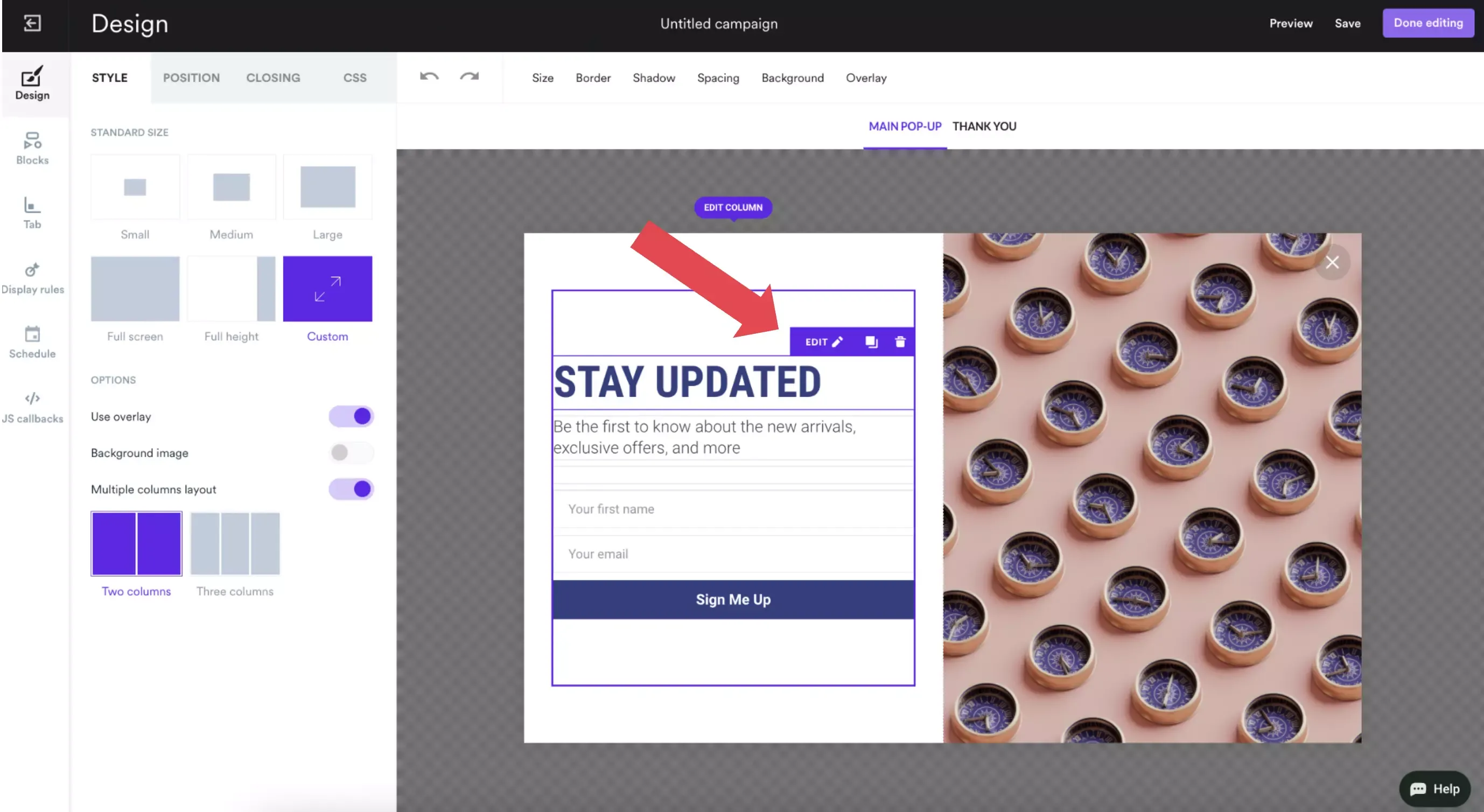 popup builder for wix