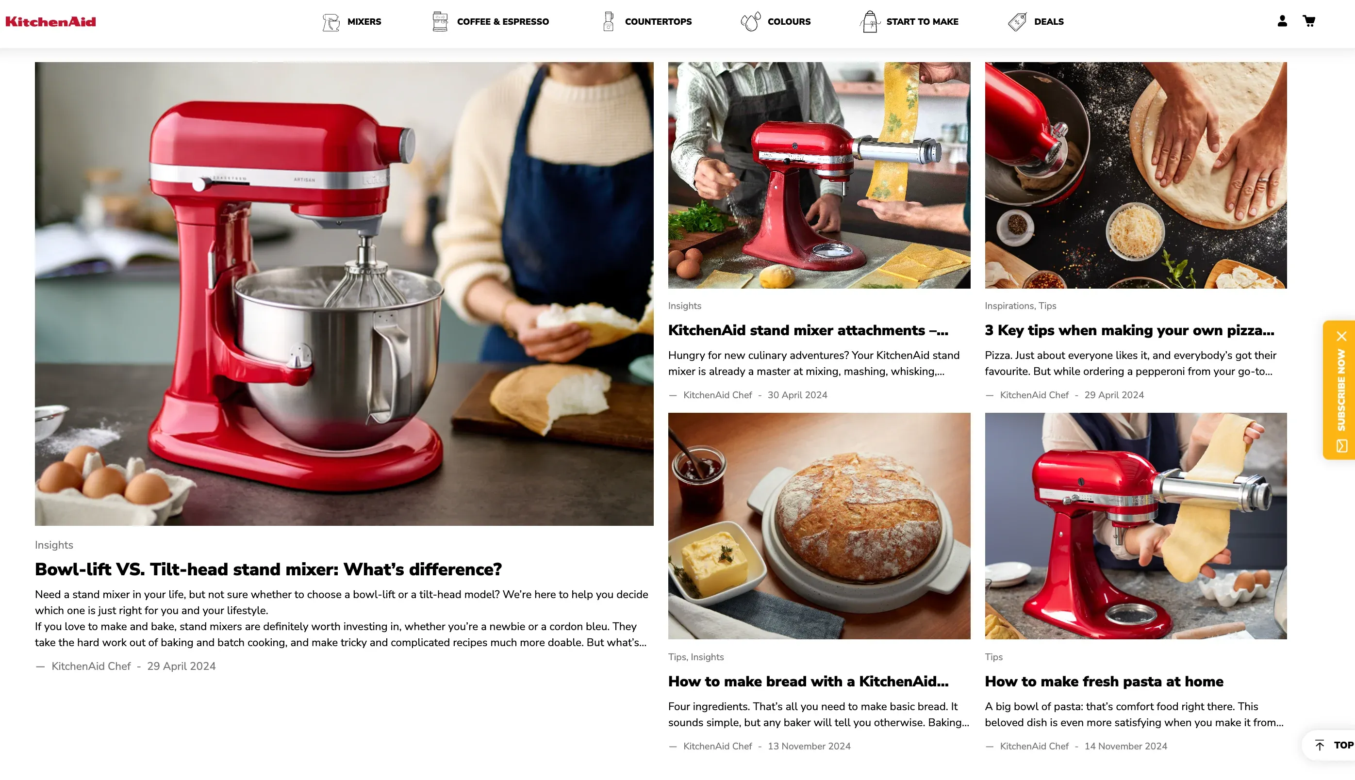 kitchenaid blog