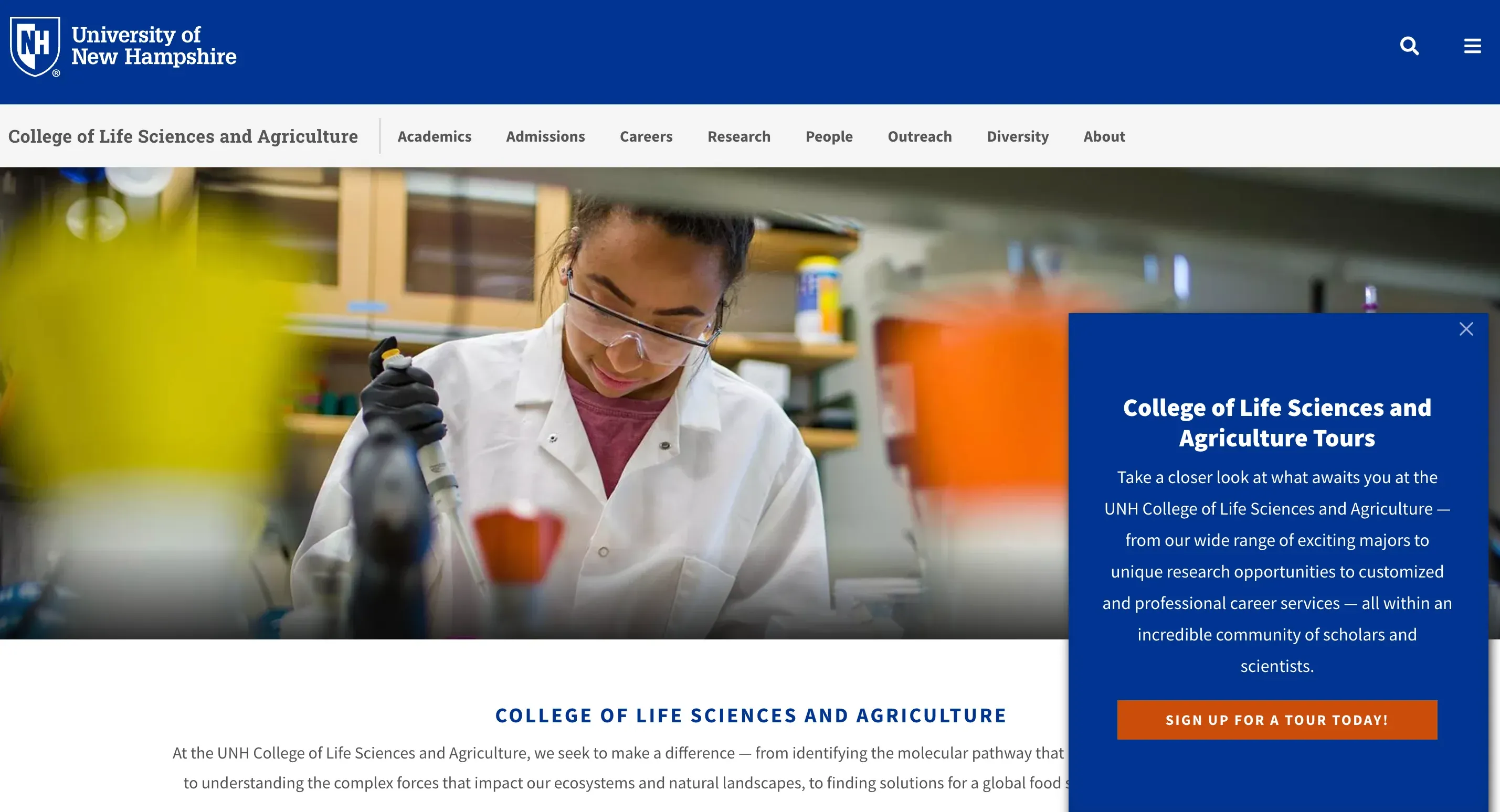 campaign promoting college tours