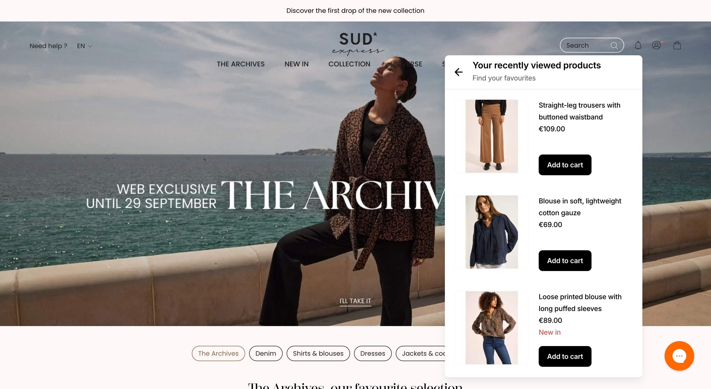 recently viewed products recommendations ai