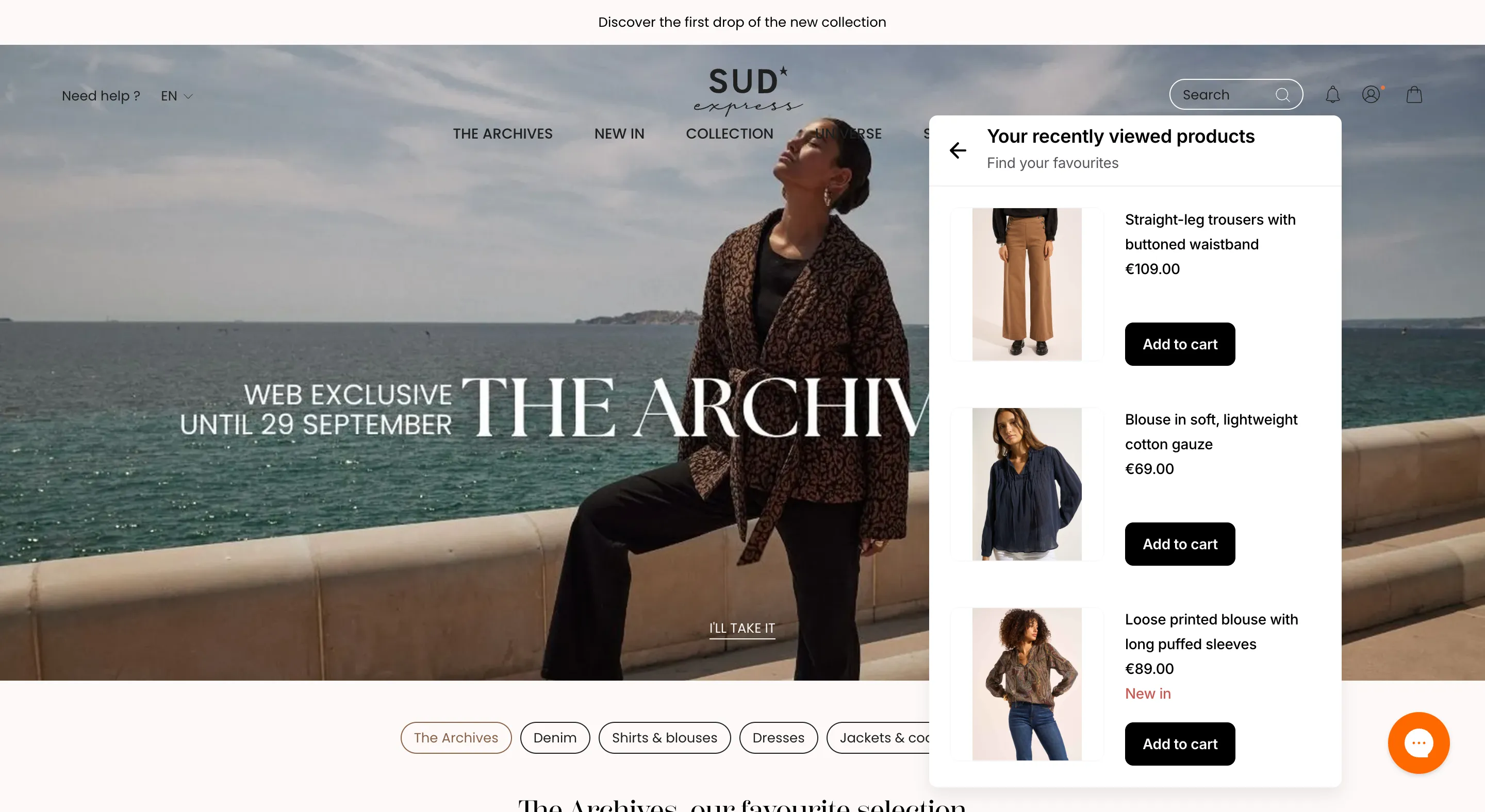 recently viewed products recommendations ai