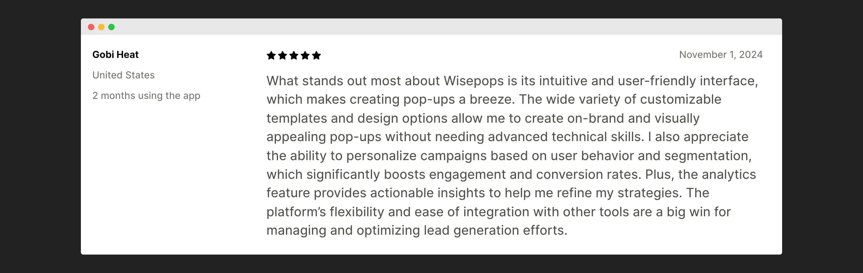 shopify review wisepops new