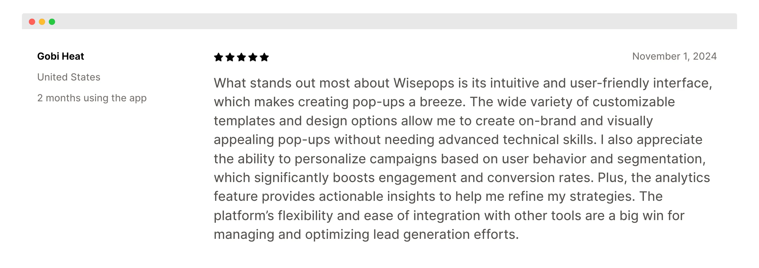 review from shopify