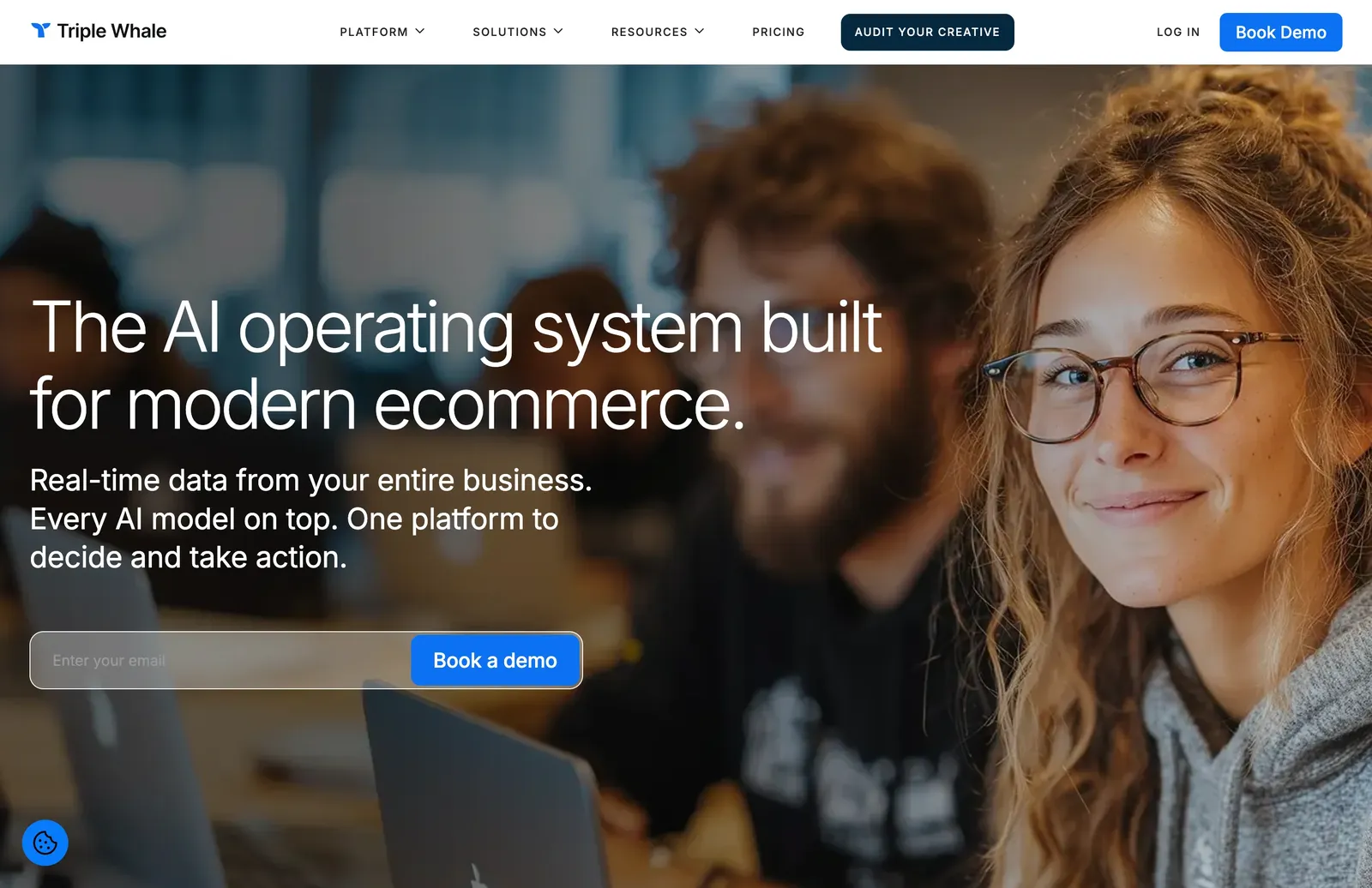 Triple Whale homepage