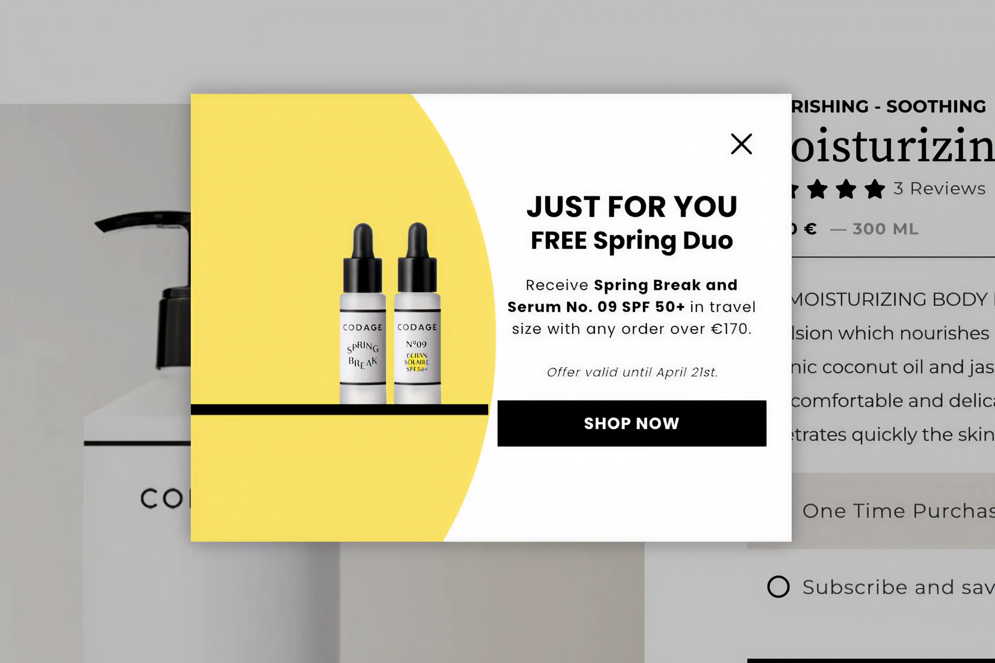 free product recommendations