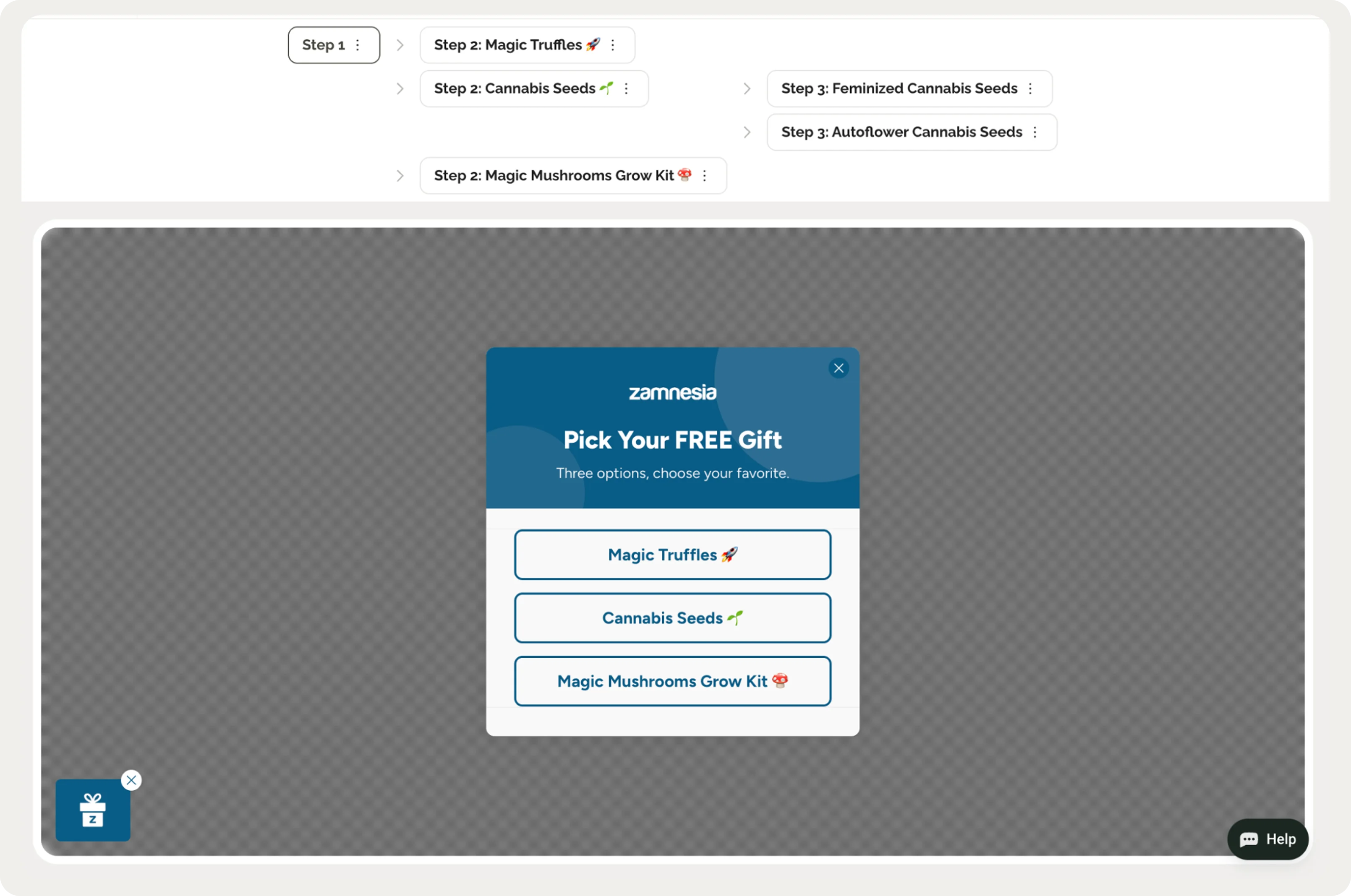 Zamnesia localised new-customer welcome offer